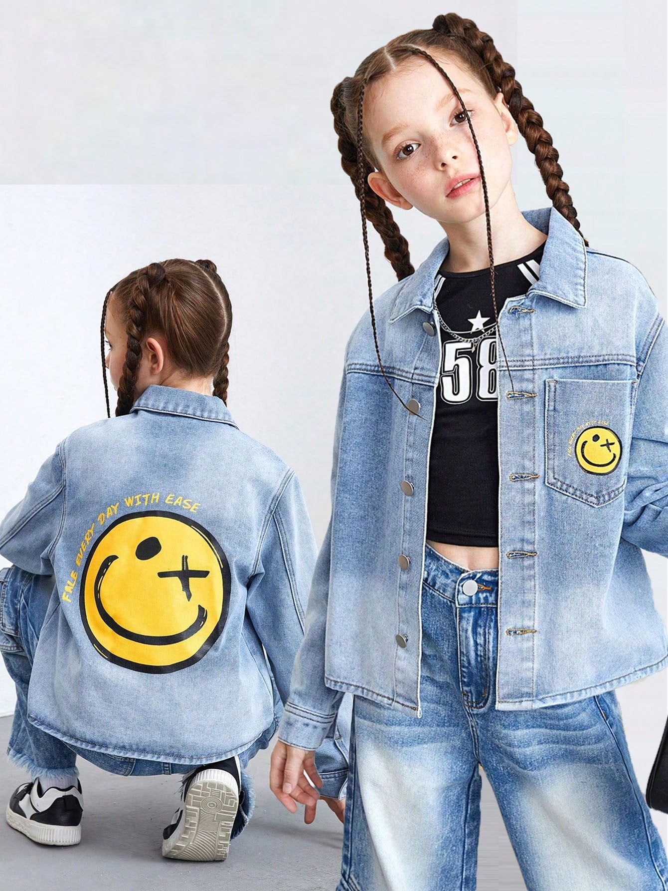 Tween Girls Denim Jackets & Coats