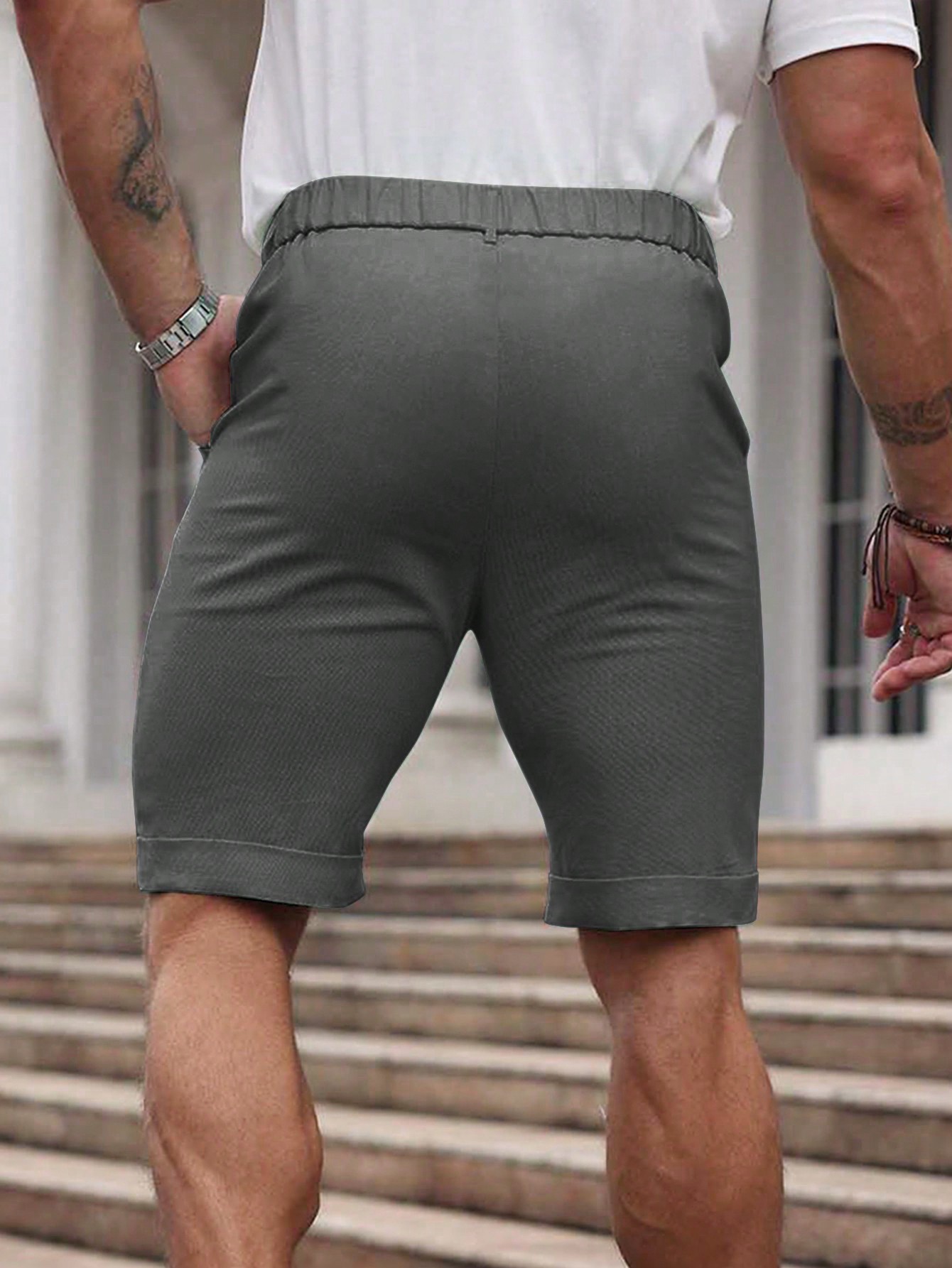 Men Linen Shorts