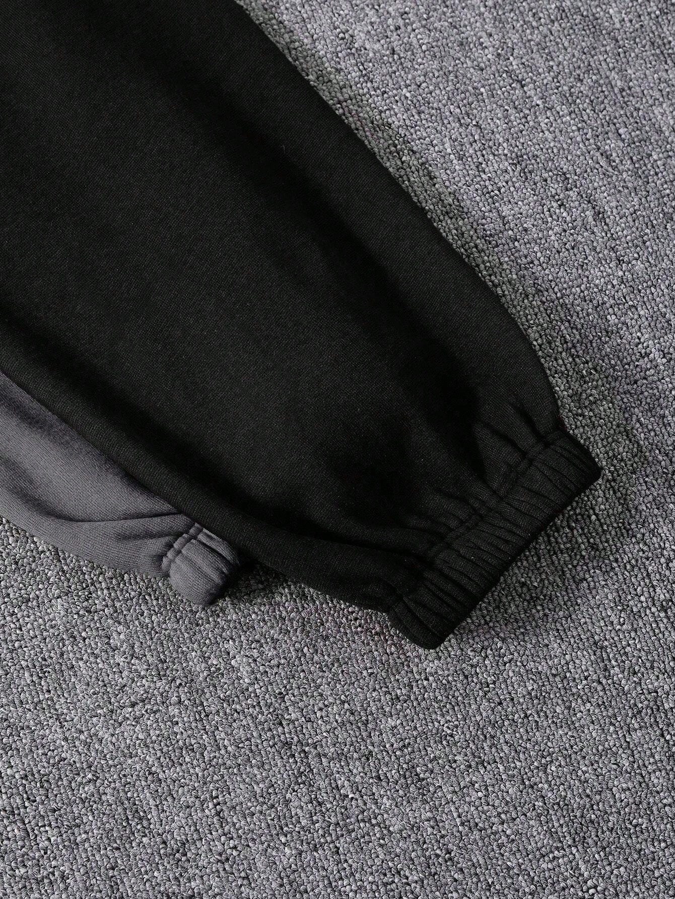 In Black Plus Size Sweatpants