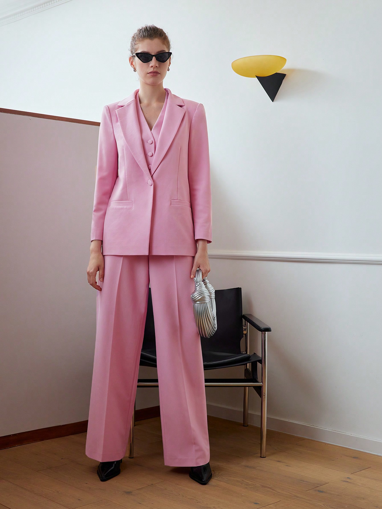 In Pink Women Suits