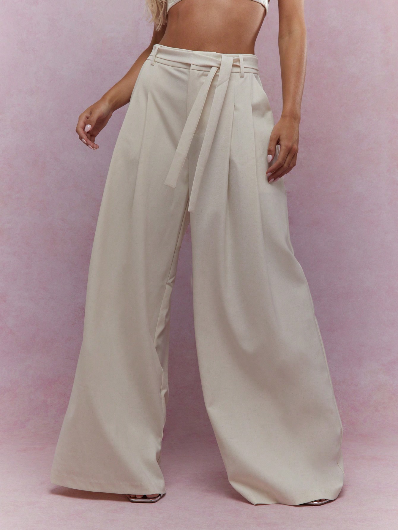 In Beige Women Pants