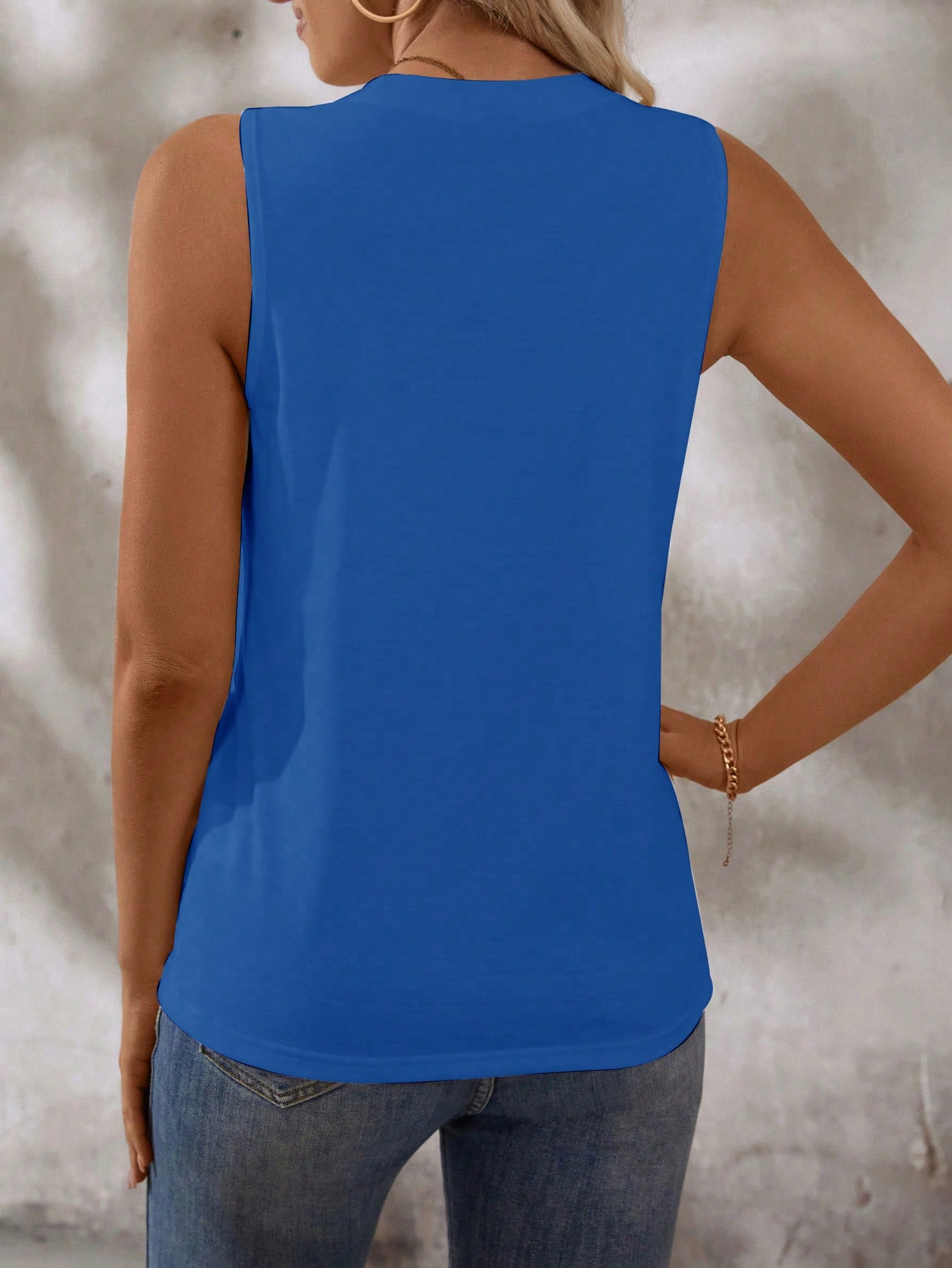 In Blue Women Tank Tops & Camis