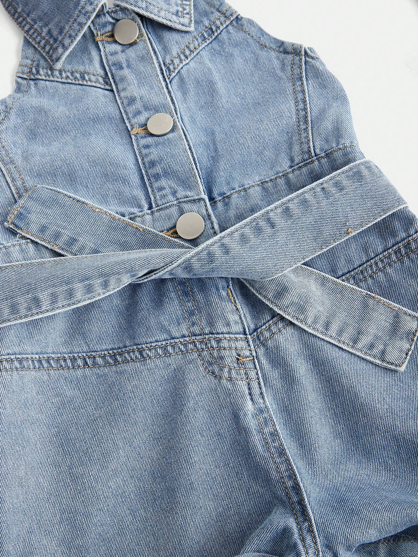 Young Girls Denim Overalls & Jumpsuits