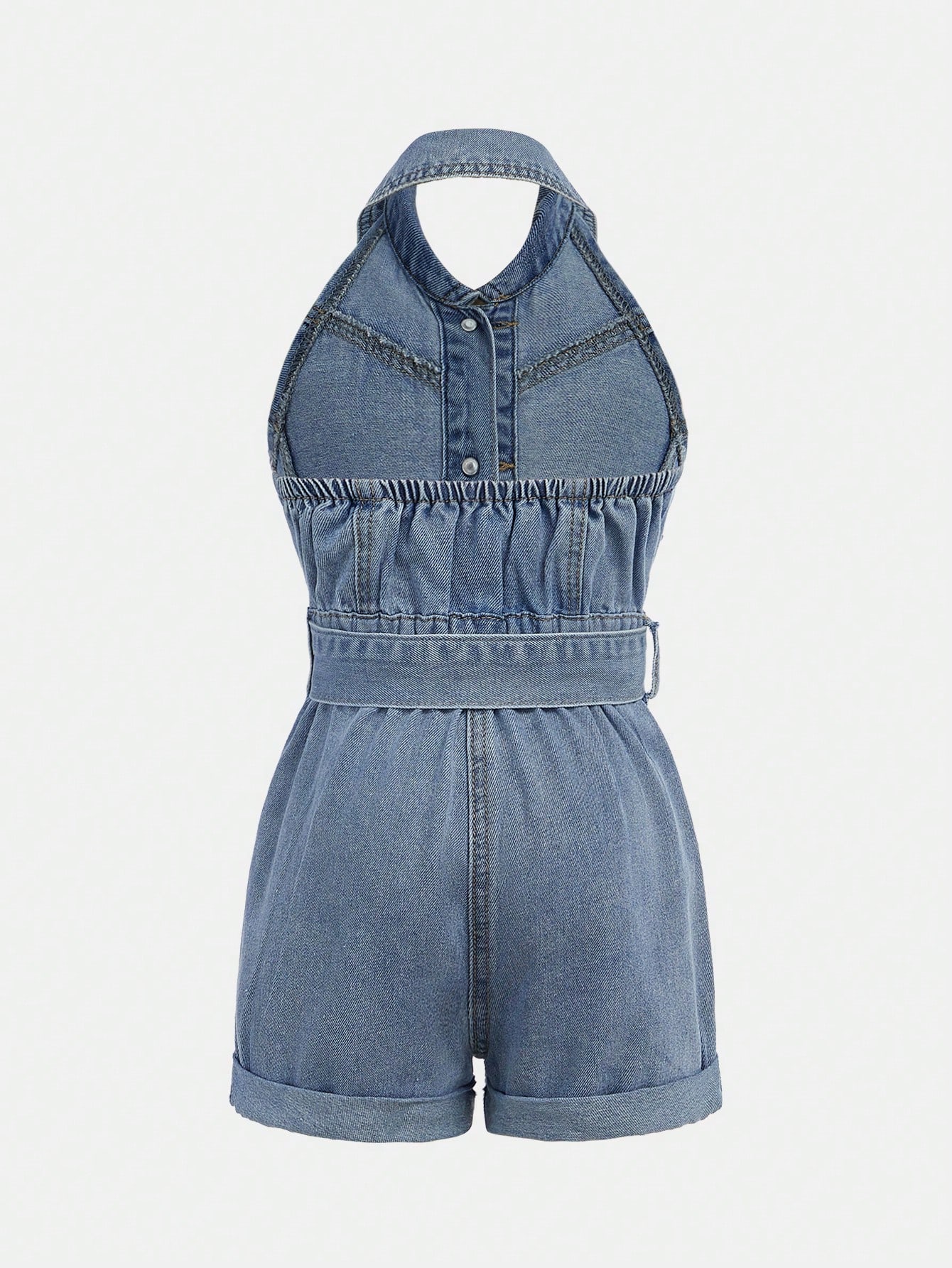 Young Girls Denim Overalls & Jumpsuits