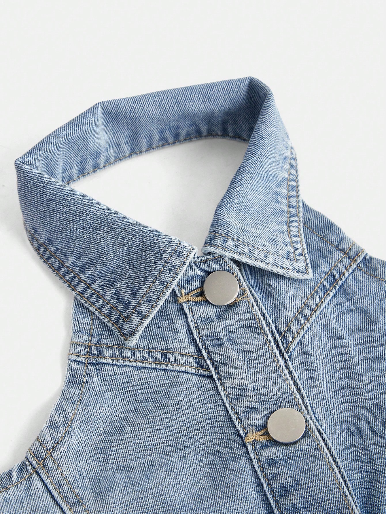 Young Girls Denim Overalls & Jumpsuits