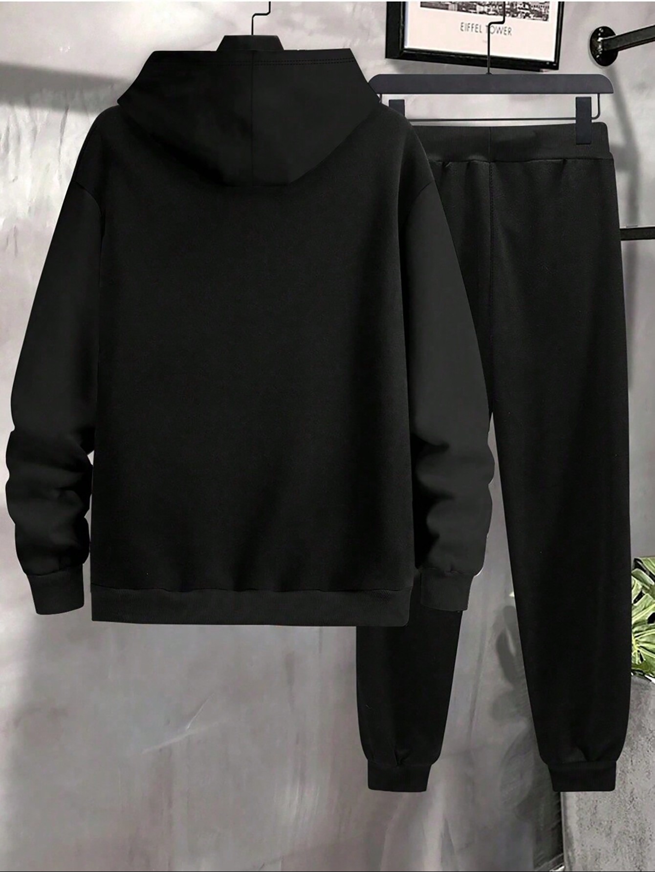 Men Plus Size Hoodie & Sweatshirt Co-ords