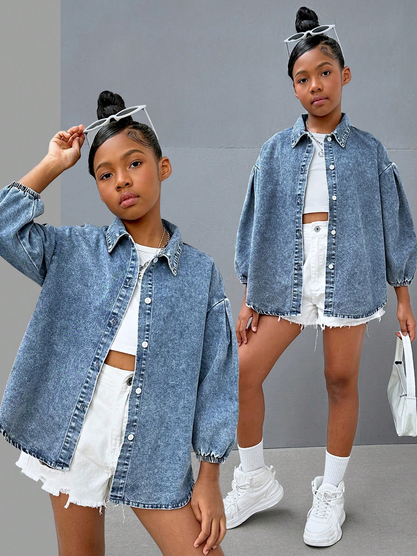 Tween Girls Denim Tops