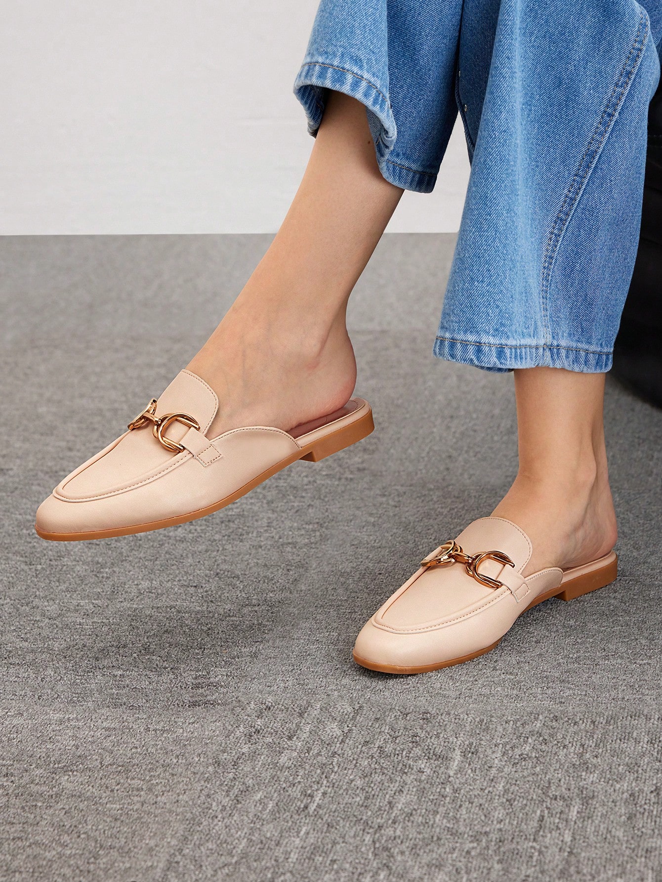 In Apricot Women Flats