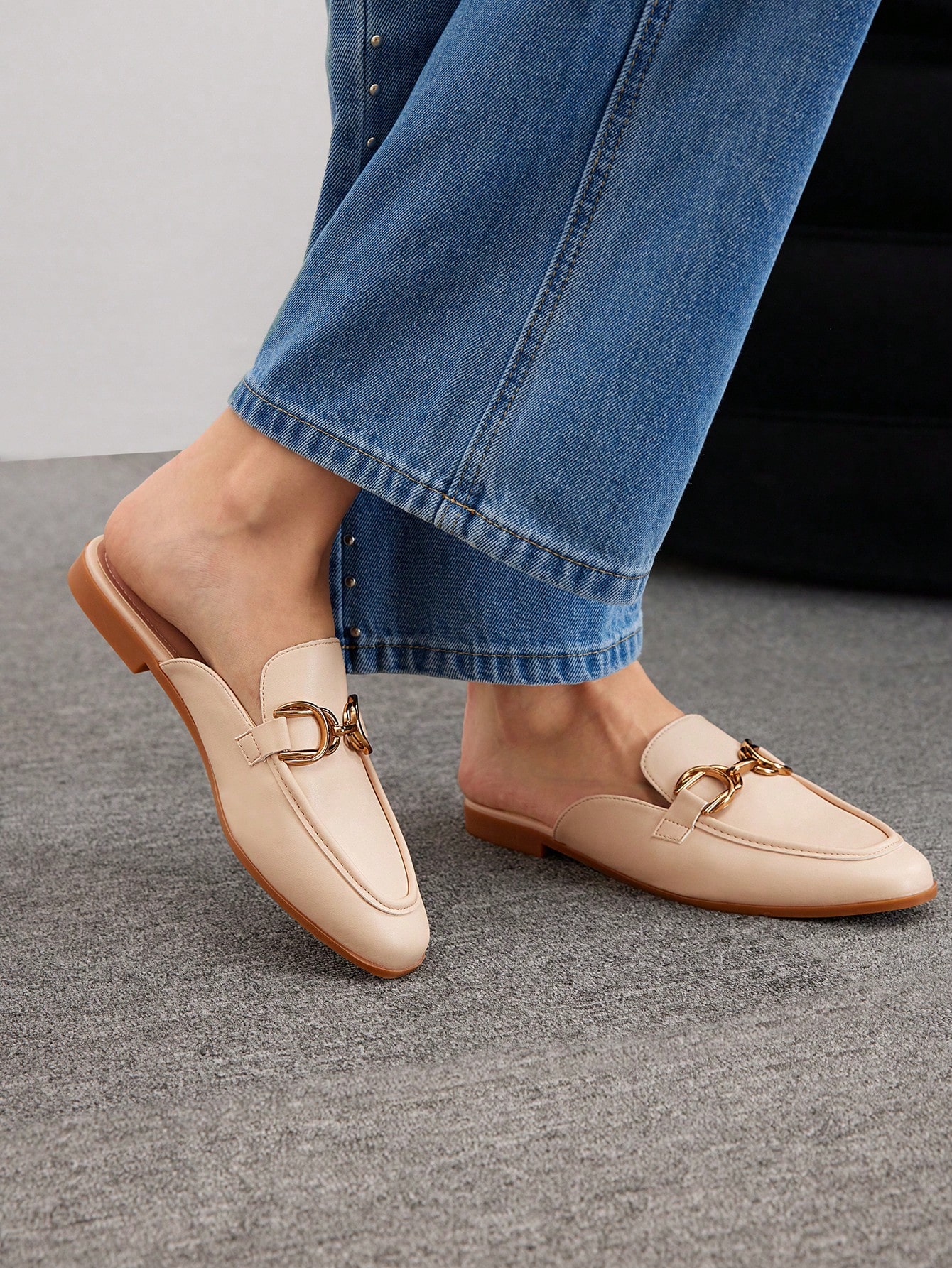 In Apricot Women Flats