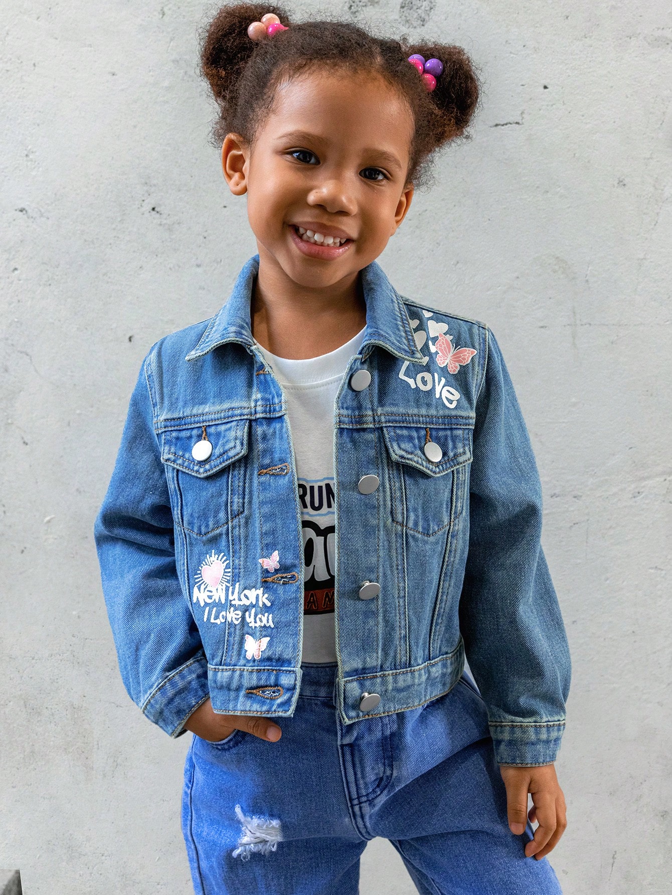 Young Girls Denim Jackets & Coats