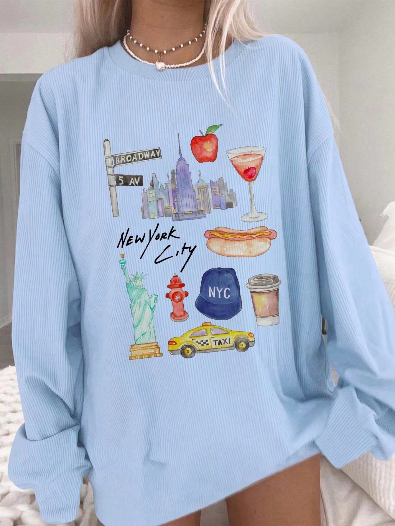 In Blue Women Sweatshirts