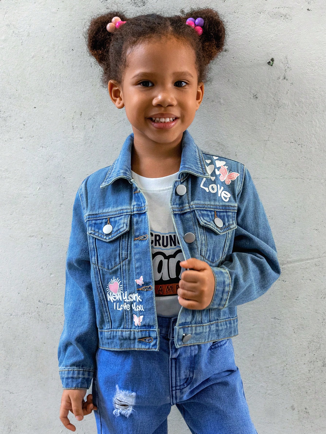 Young Girls Denim Jackets & Coats