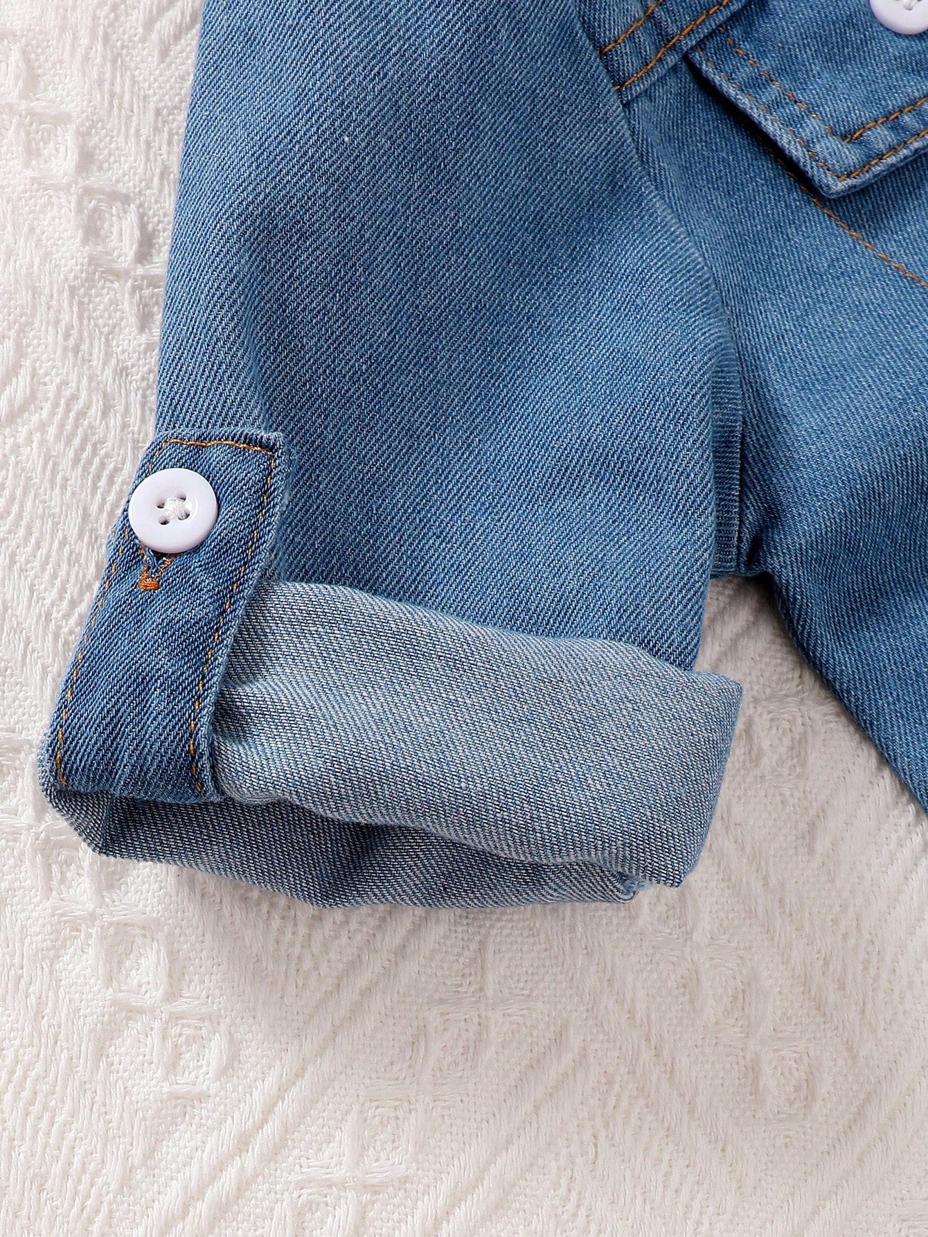 Young Boys Denim Two-piece Outfits