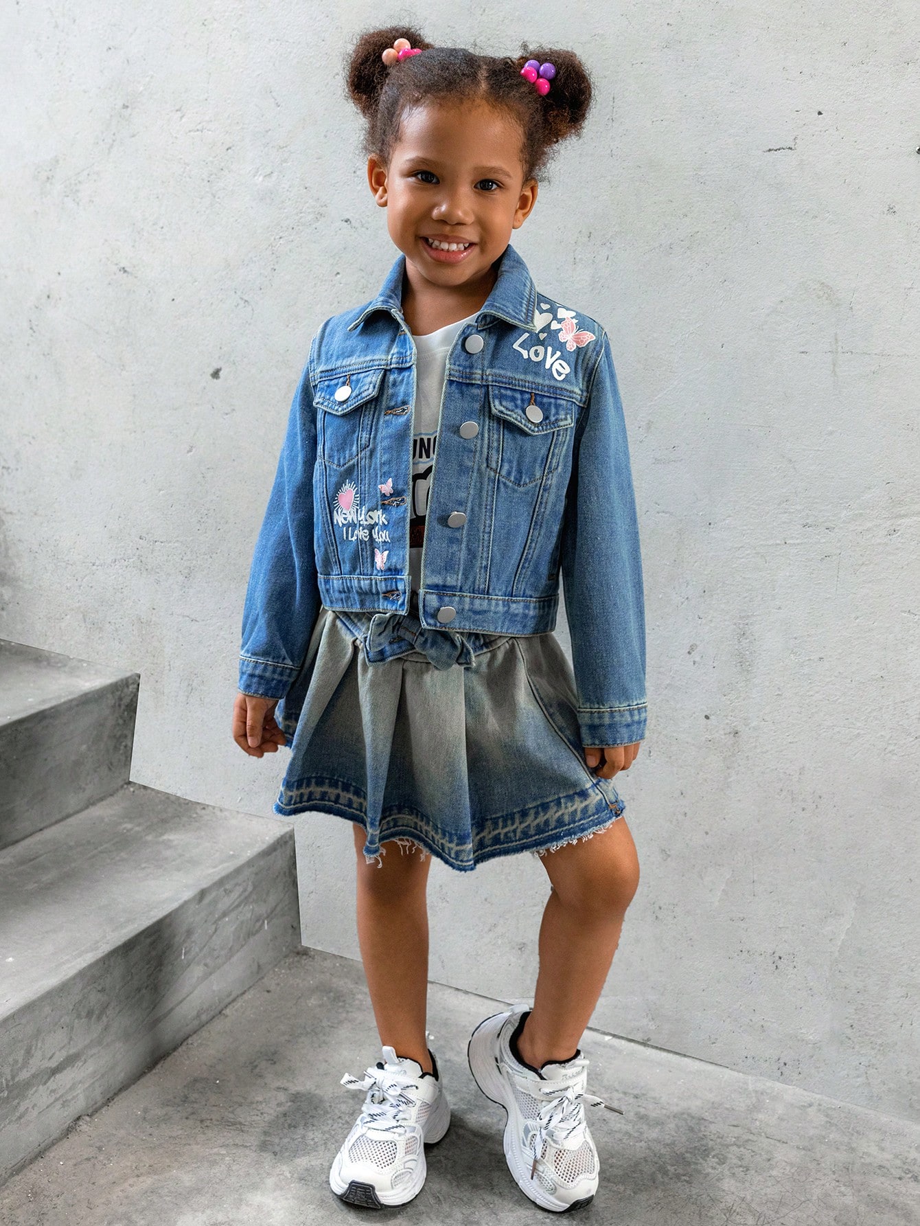 Young Girls Denim Jackets & Coats