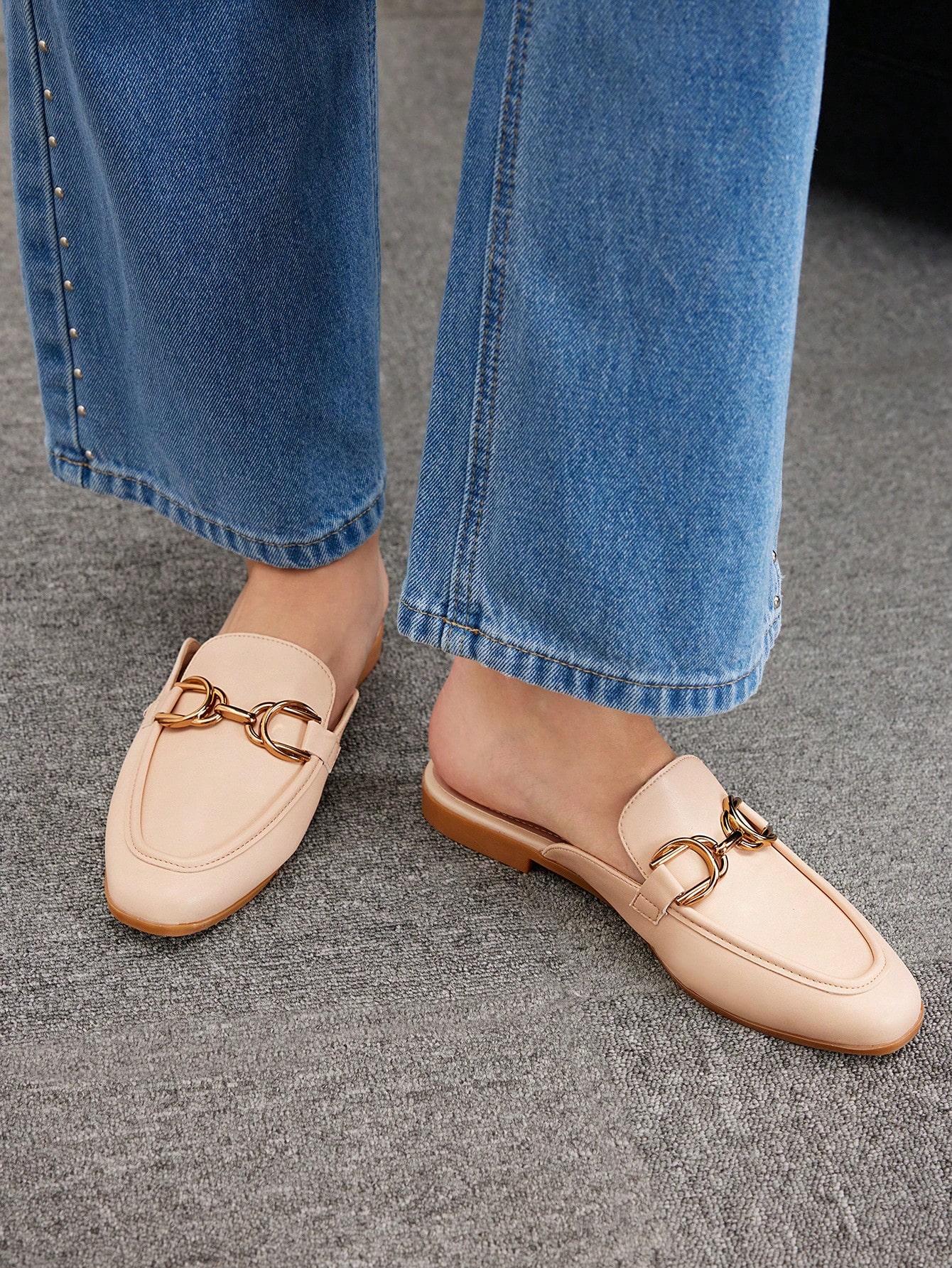 In Apricot Women Flats