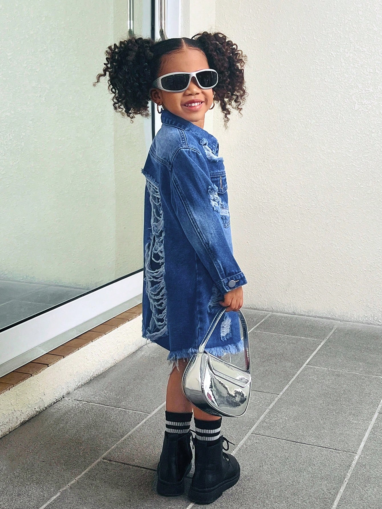 Young Girls Denim Jackets & Coats