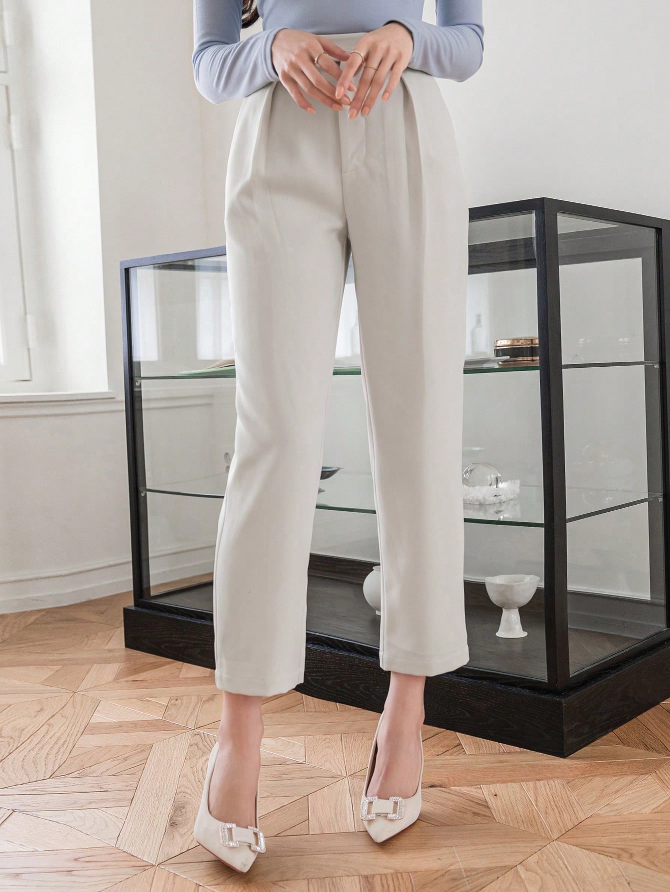 In Beige Women Pants