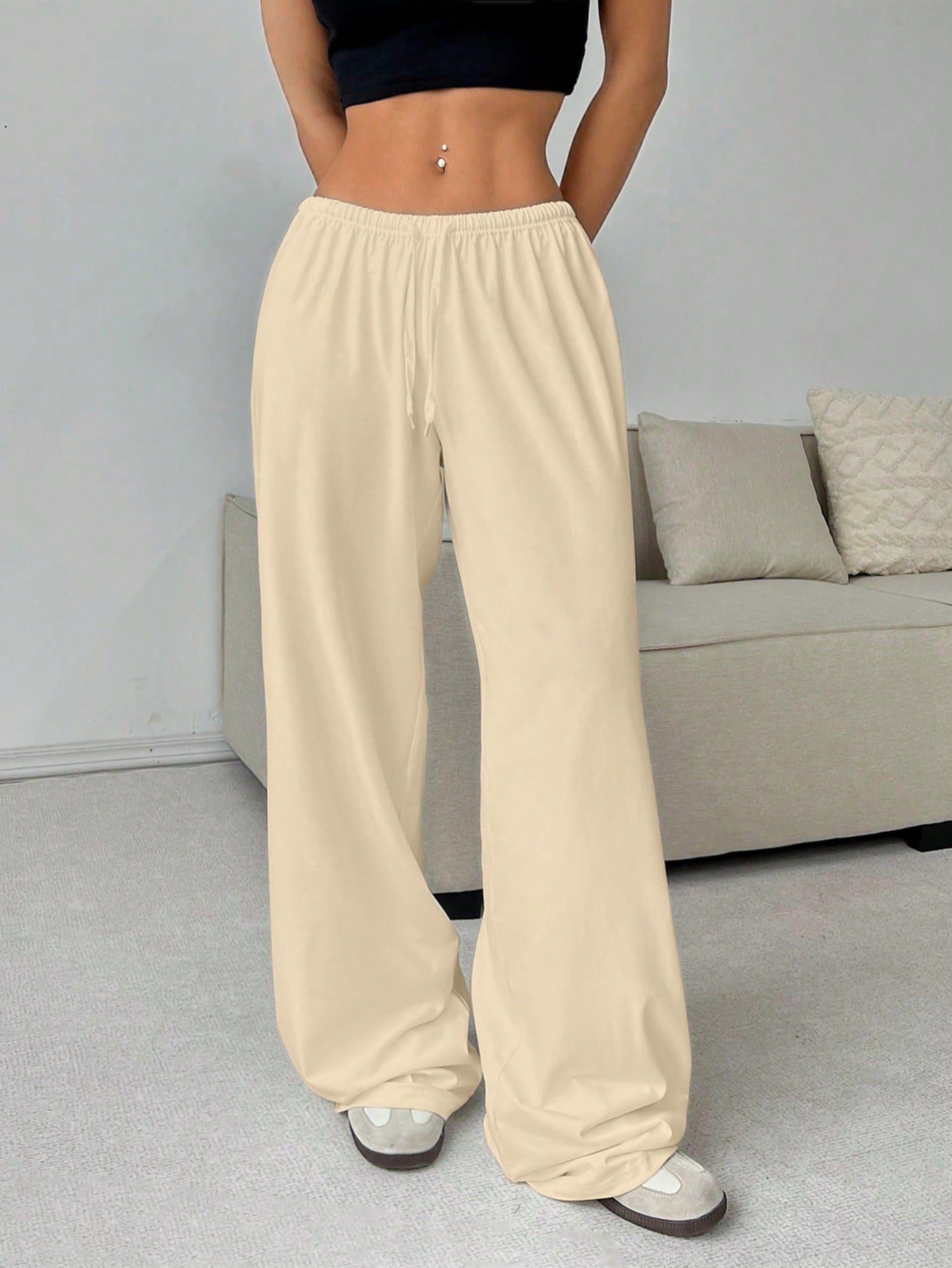 In Beige Women Bottoms