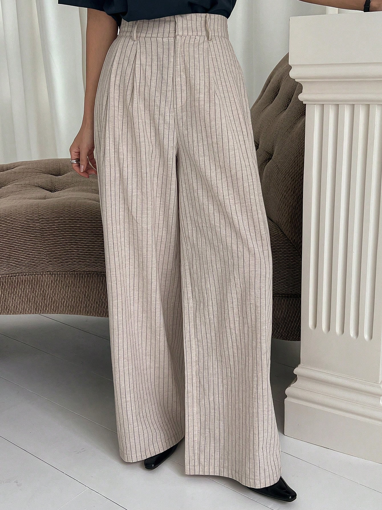 In Beige Women Pants