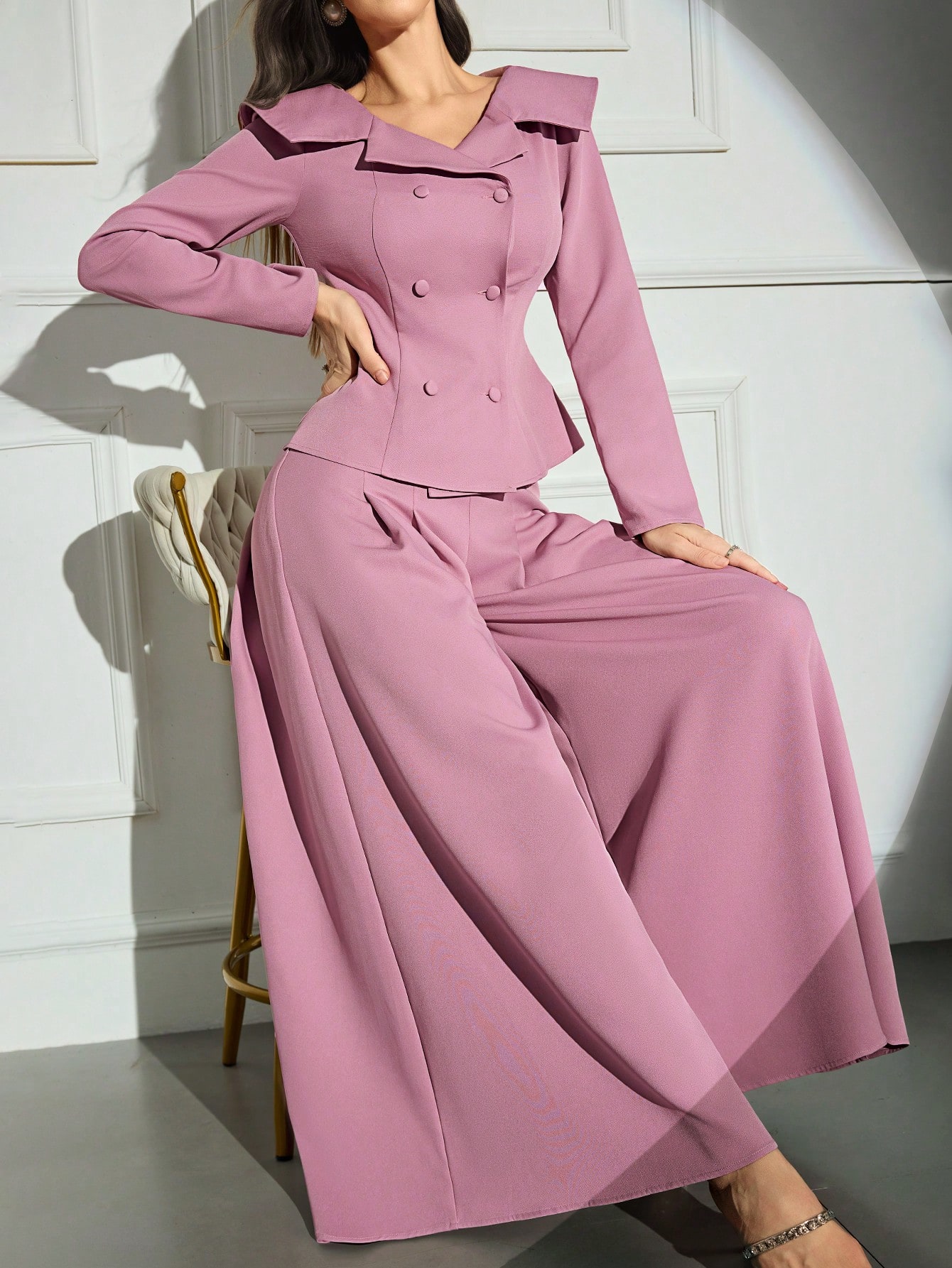 In Pink Women Suit Sets