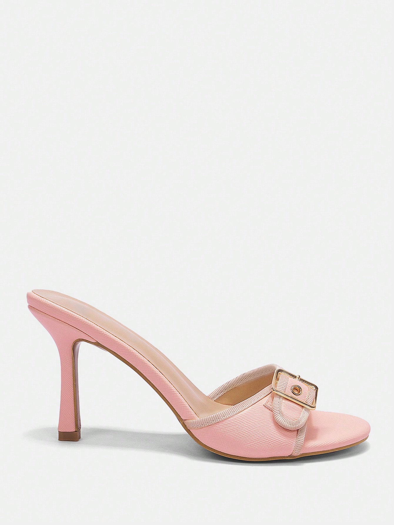 In Baby Pink Women Heeled Sandals