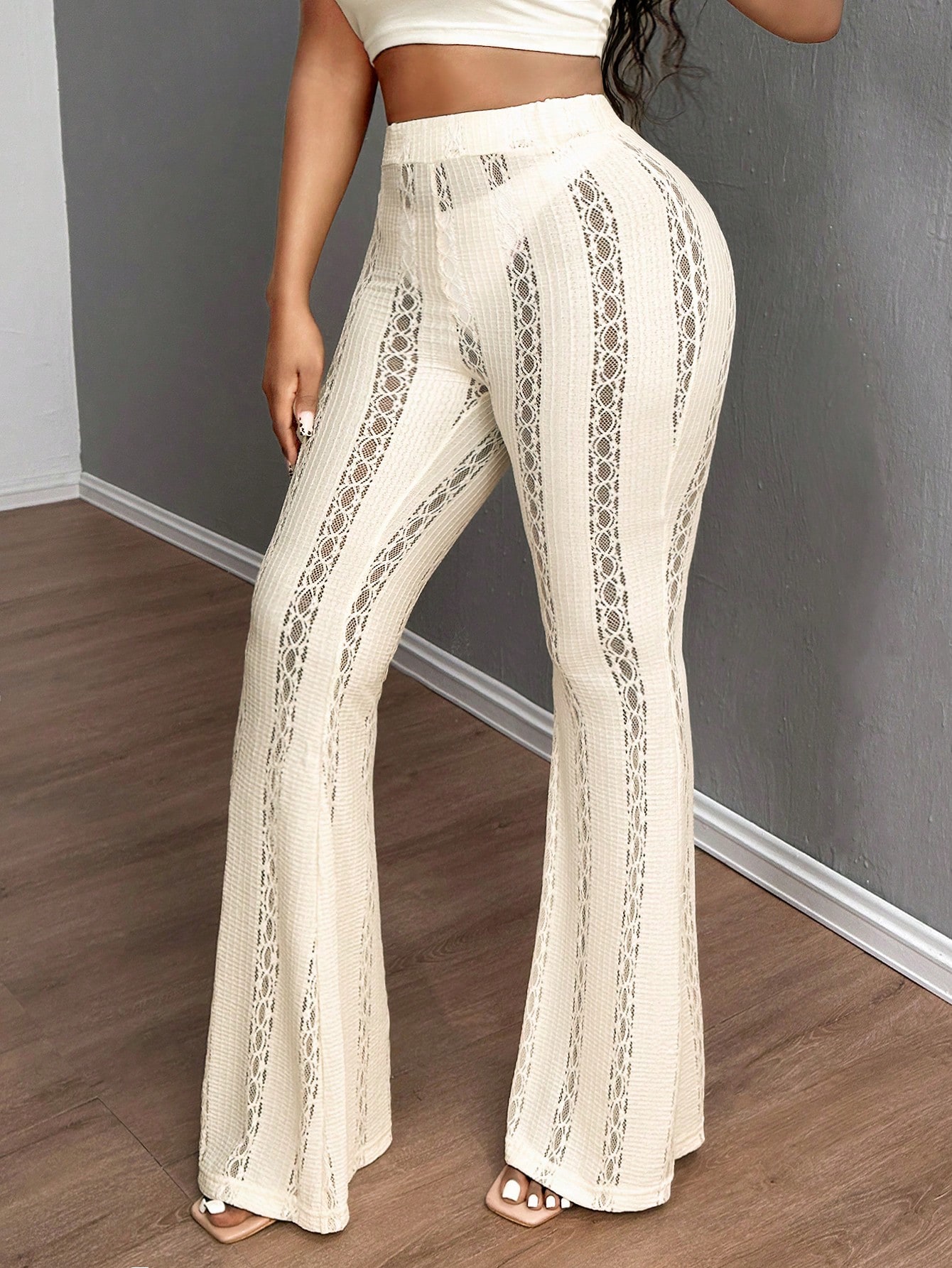 In Beige Women Pants