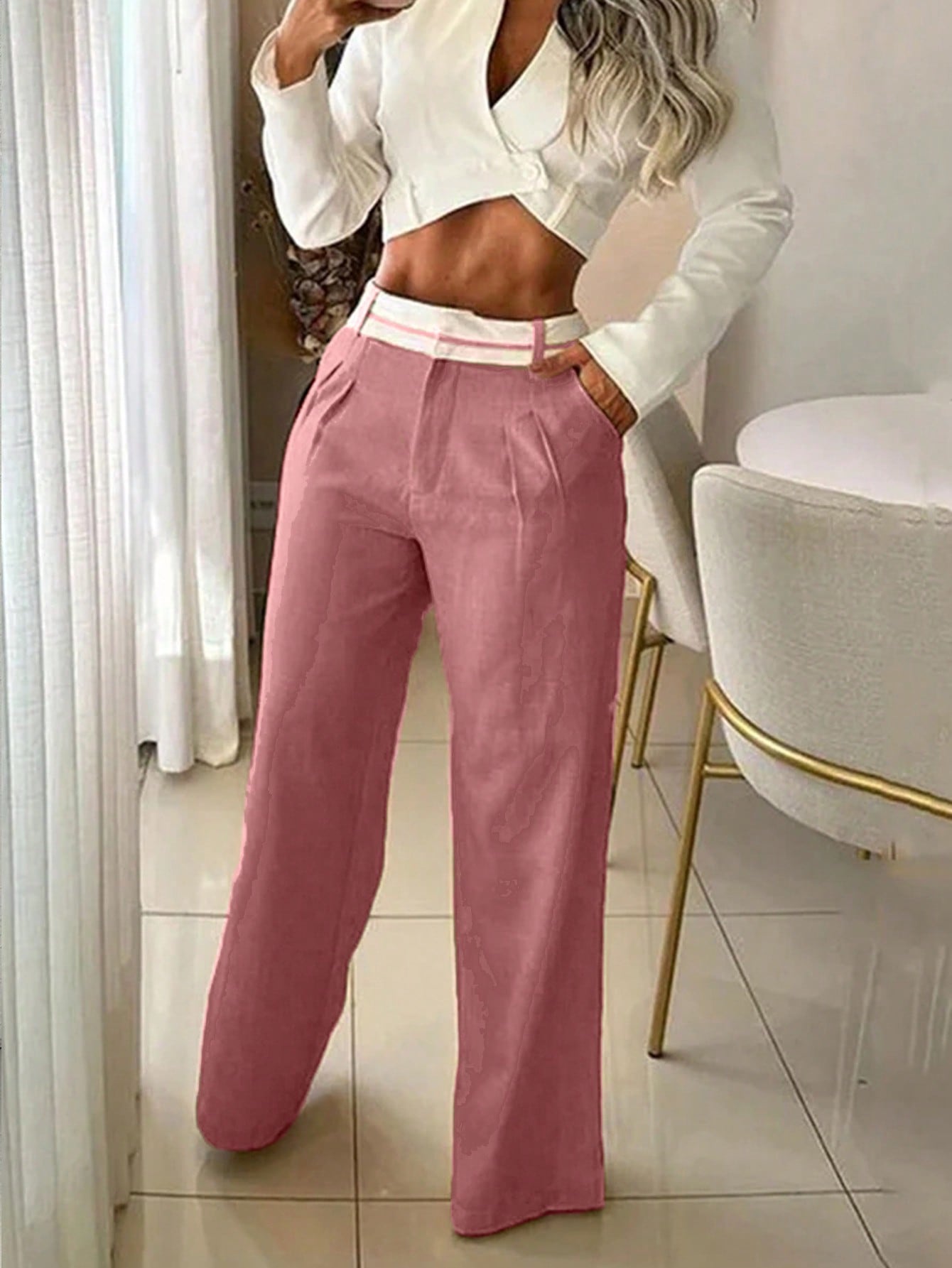 In Pink Women Bottoms