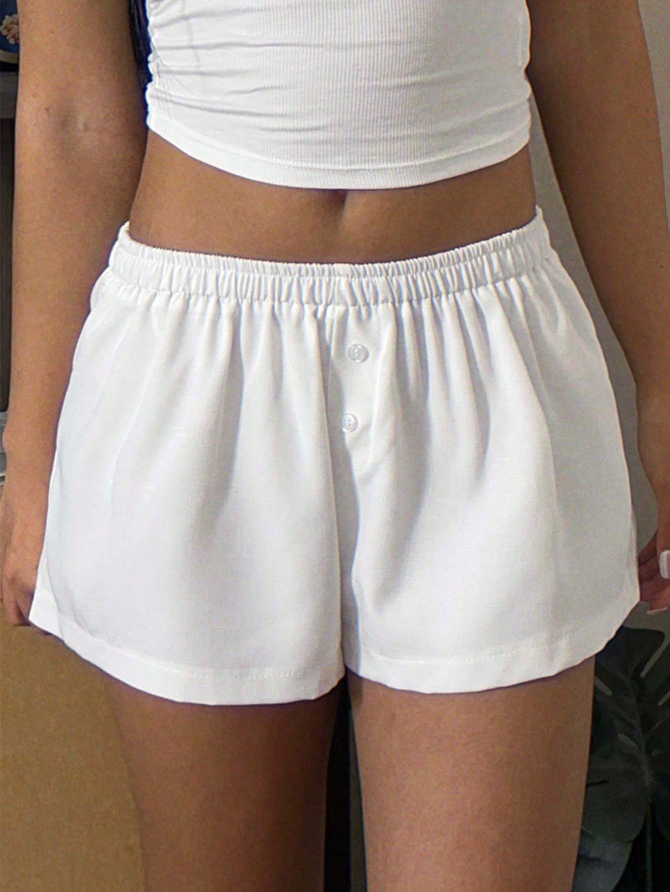 White Shorts