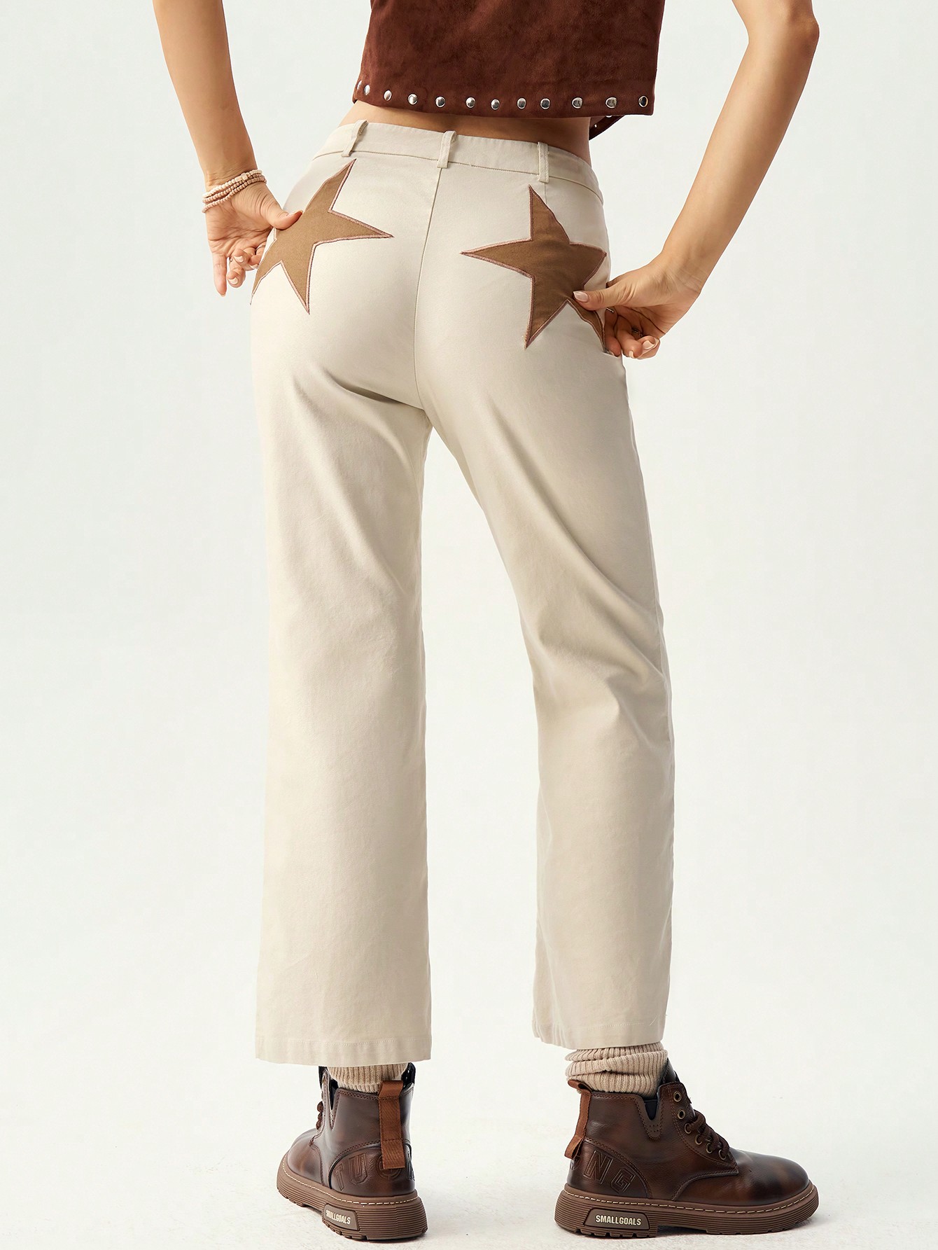 In Beige Women Pants