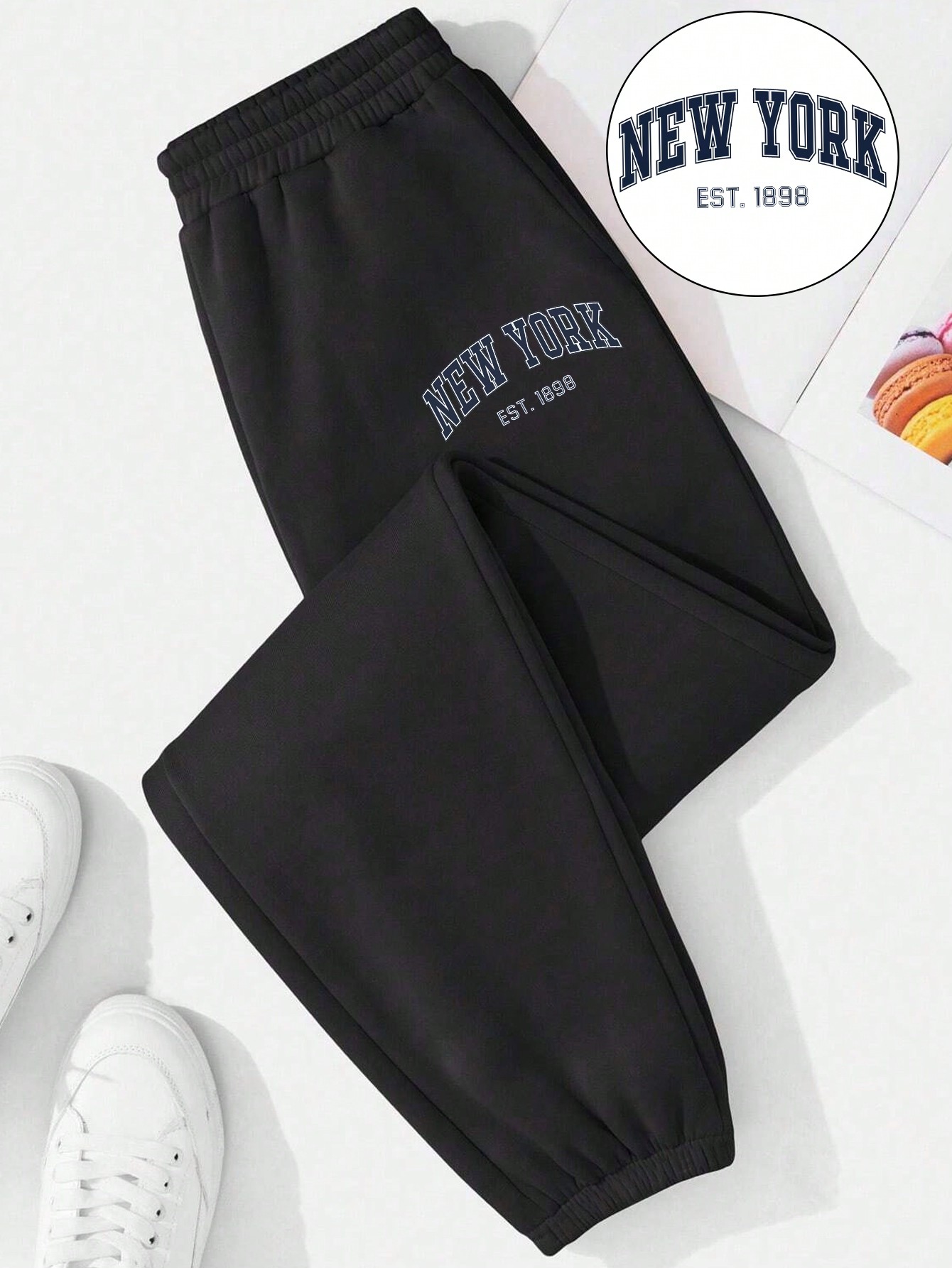 In Black Plus Size Sweatpants