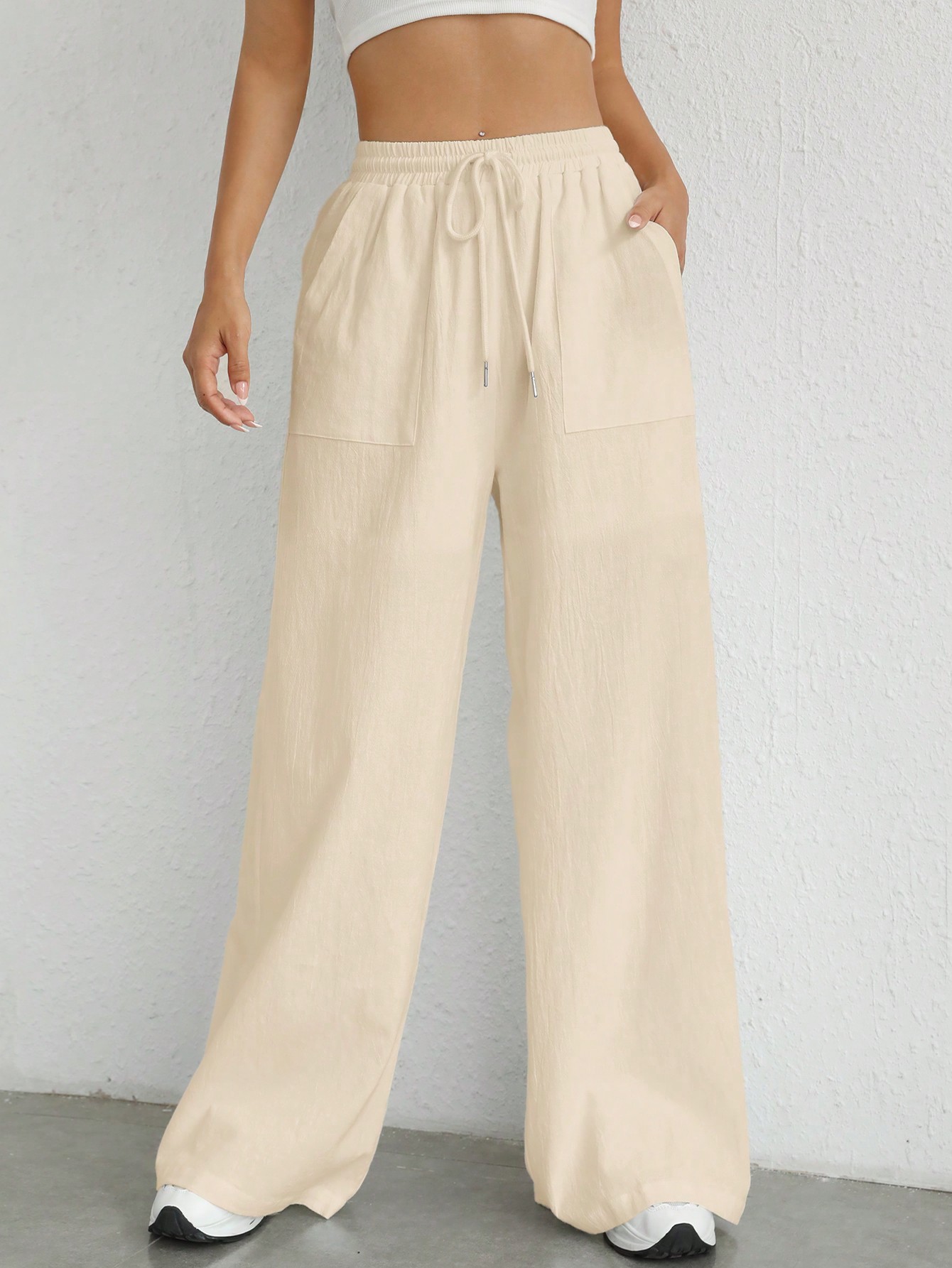 In Beige Women Pants