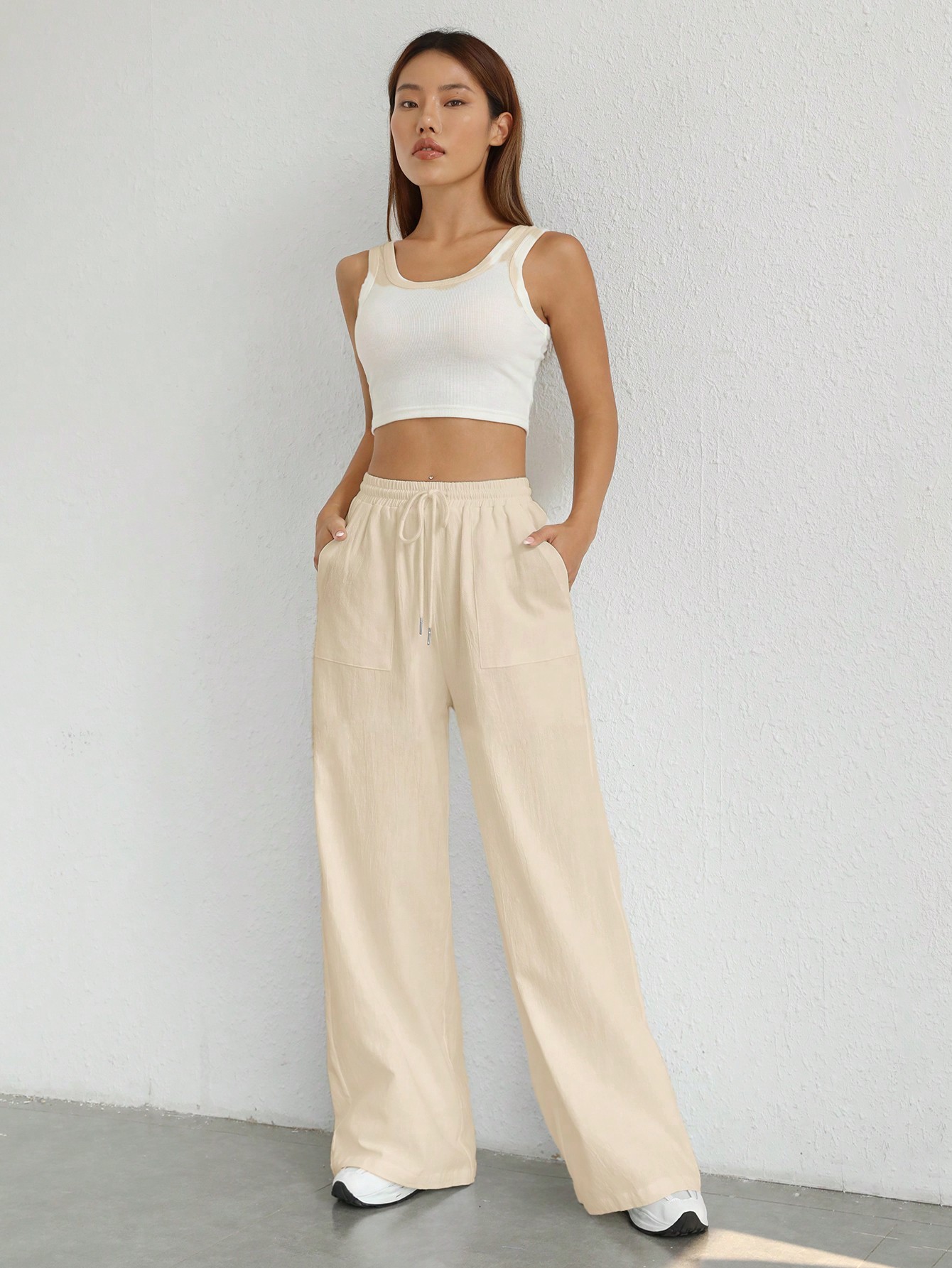 In Beige Women Pants