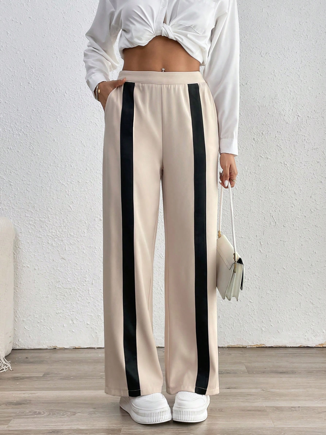 In Beige Women Pants