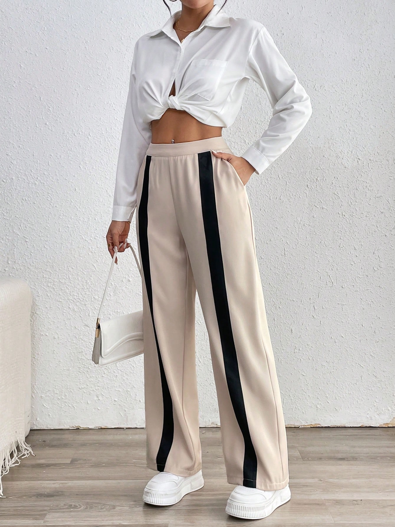 In Beige Women Pants