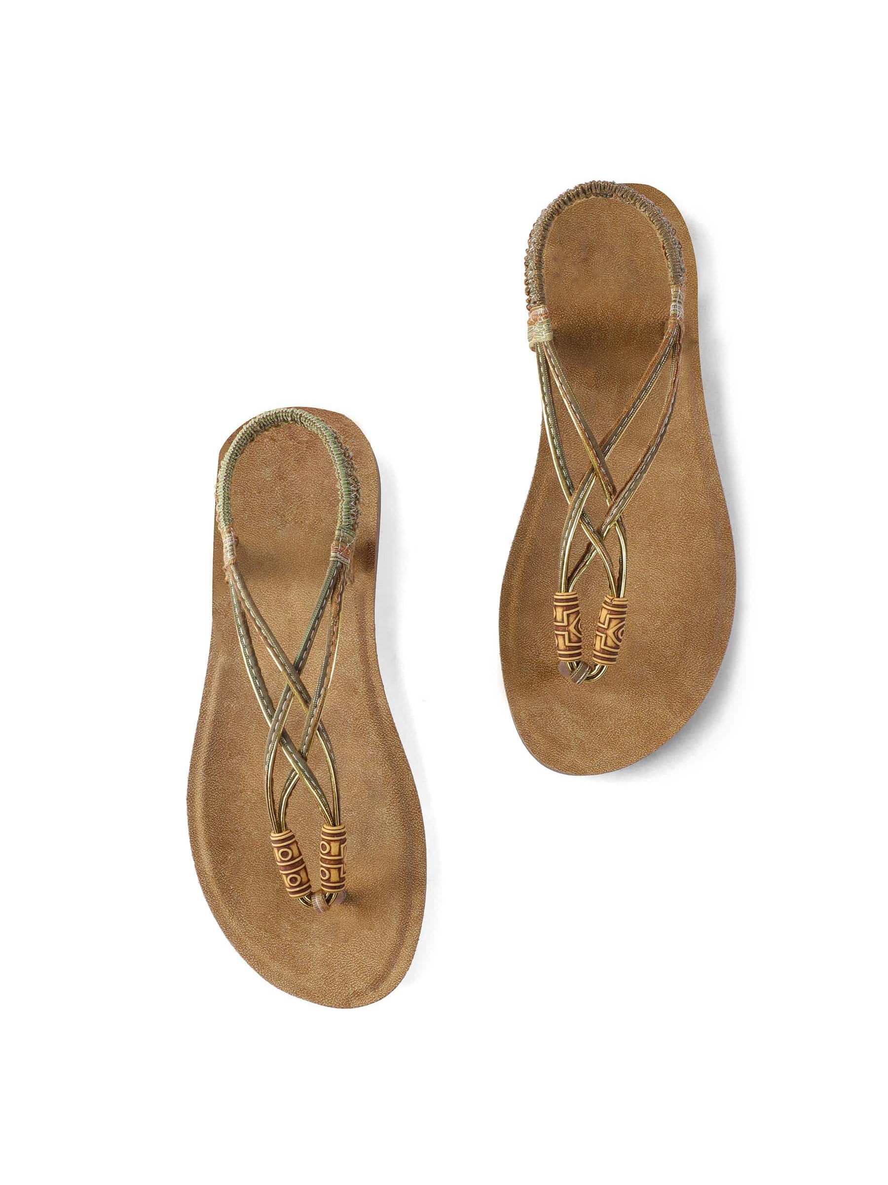 In Brown Women Flip-Flops