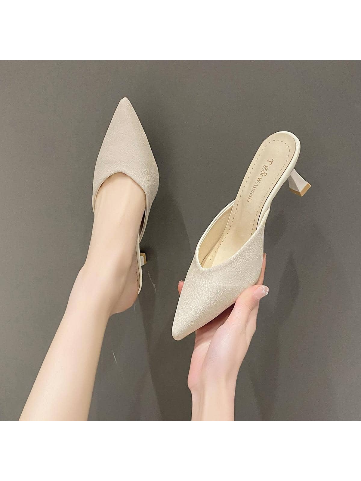 In Beige Women Pumps