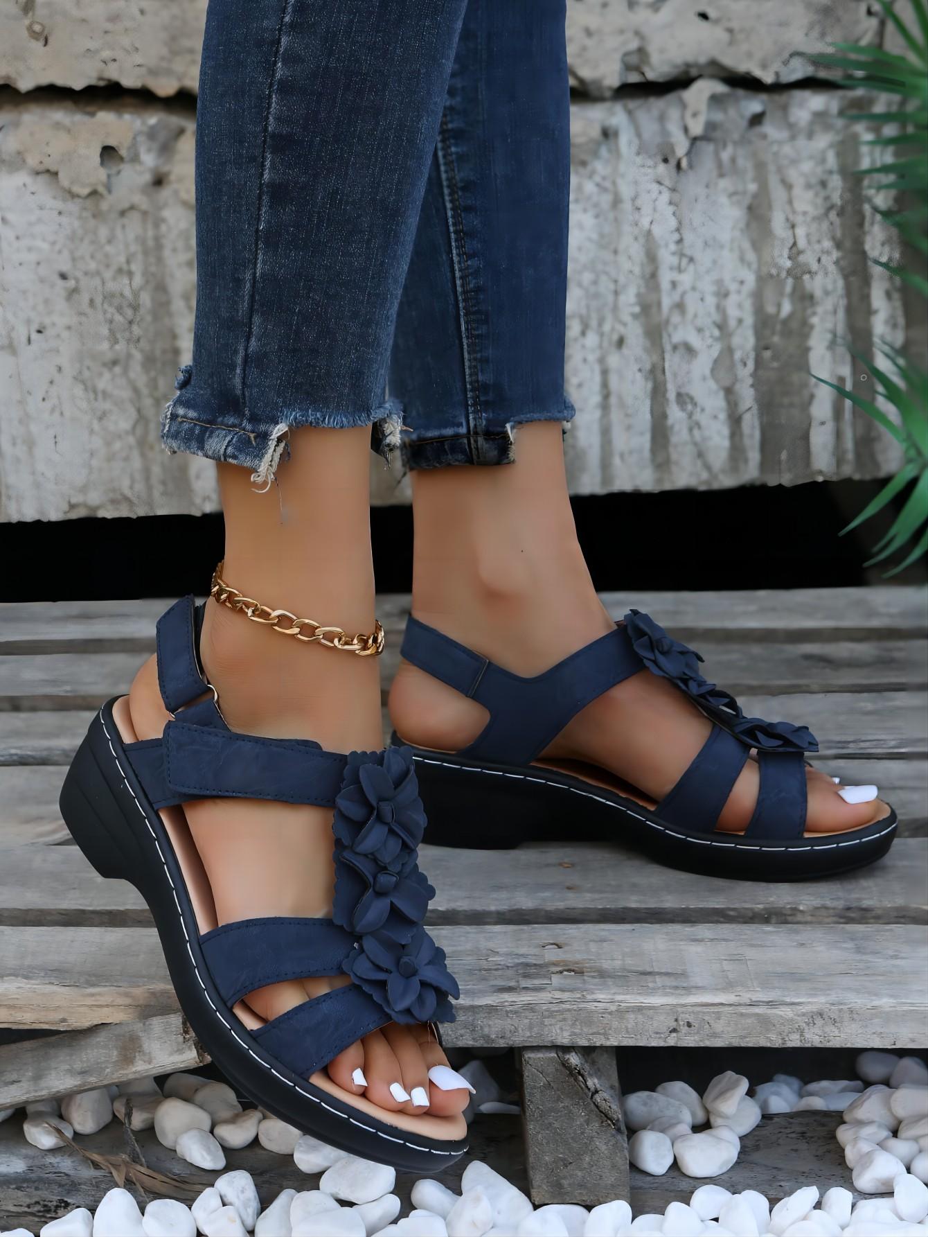 In Blue Women Platforms & Wedge Sandals