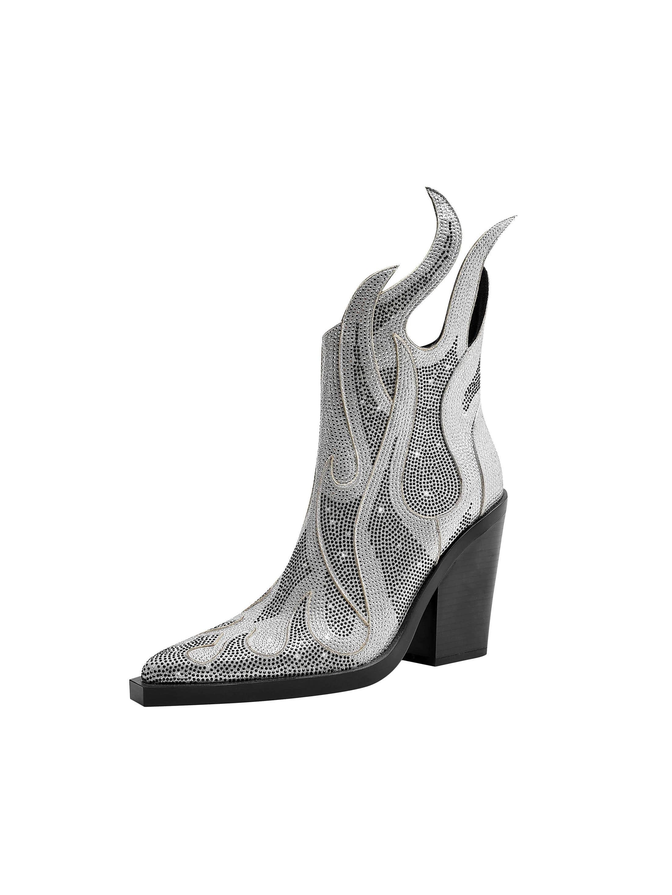 In Silver Women Ankle Boots & Booties