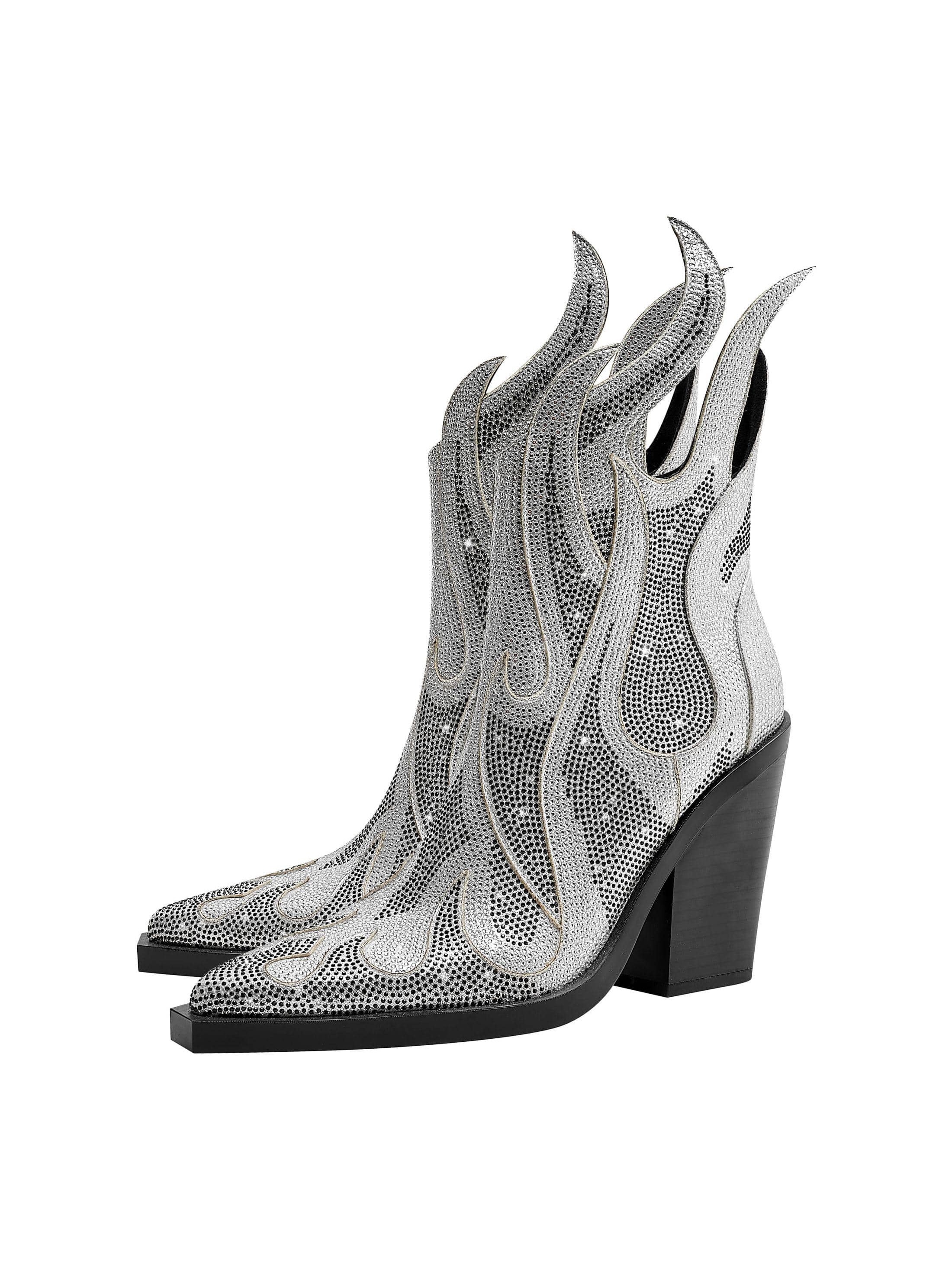 In Silver Women Ankle Boots & Booties