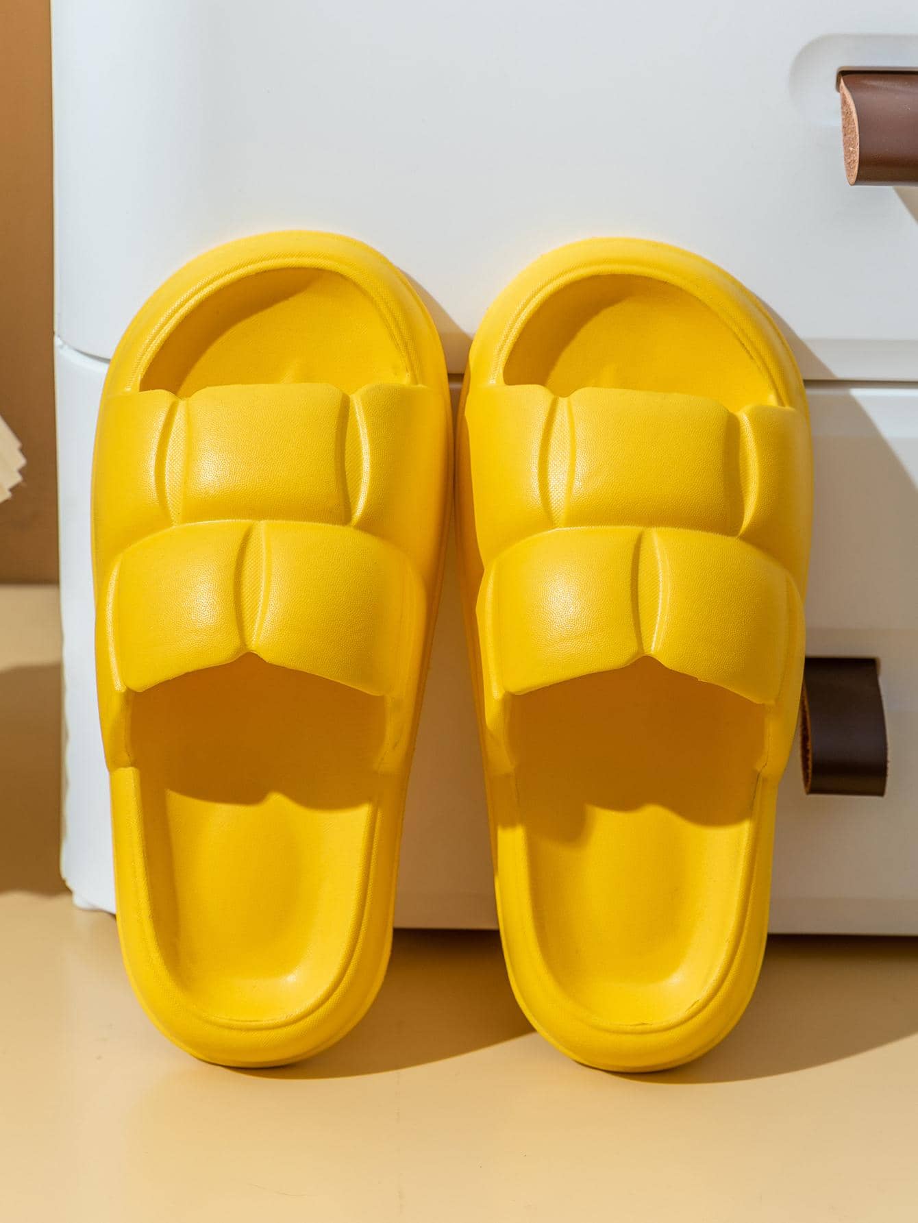 In Yellow Women Home Slippers