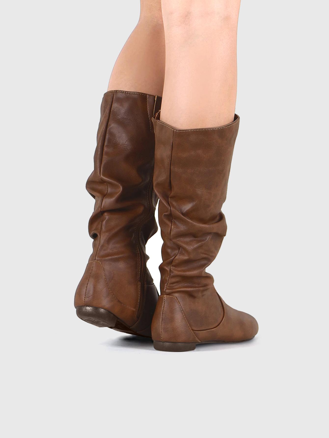 In Brown Women Mid-Calf Boots