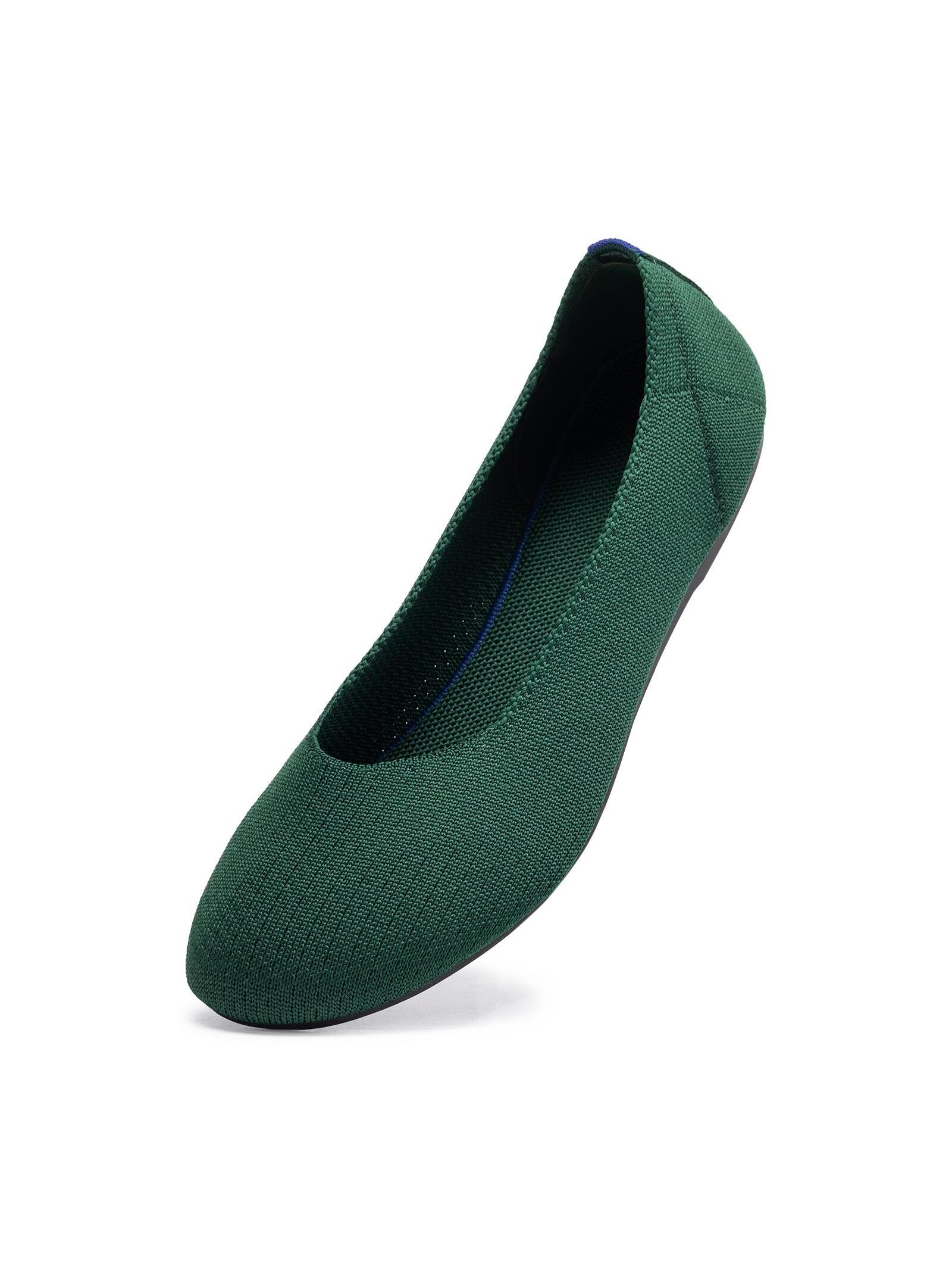 In Green Women Flats