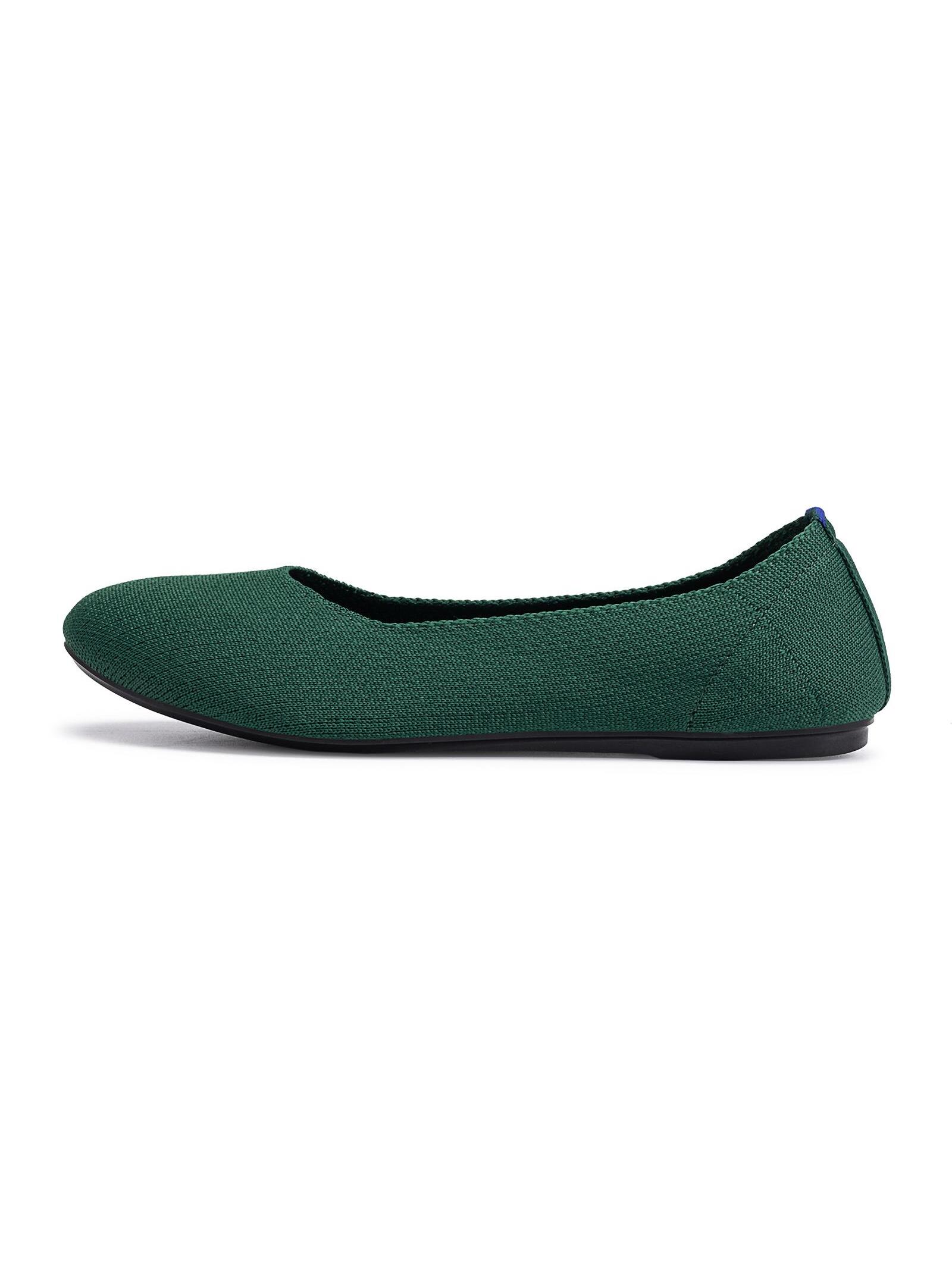 In Green Women Flats