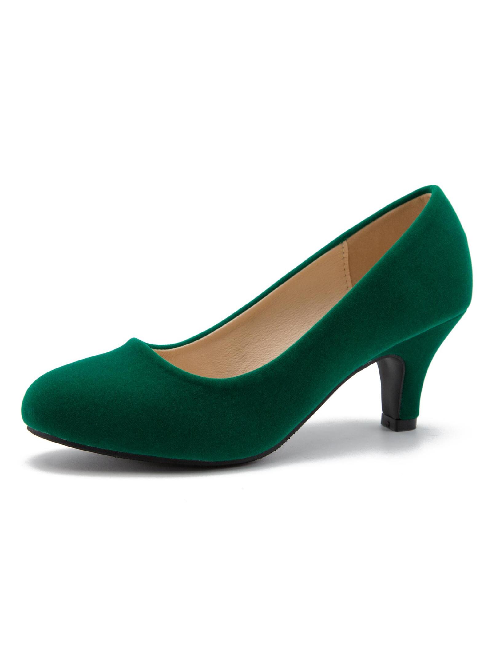 In Green Women Pumps