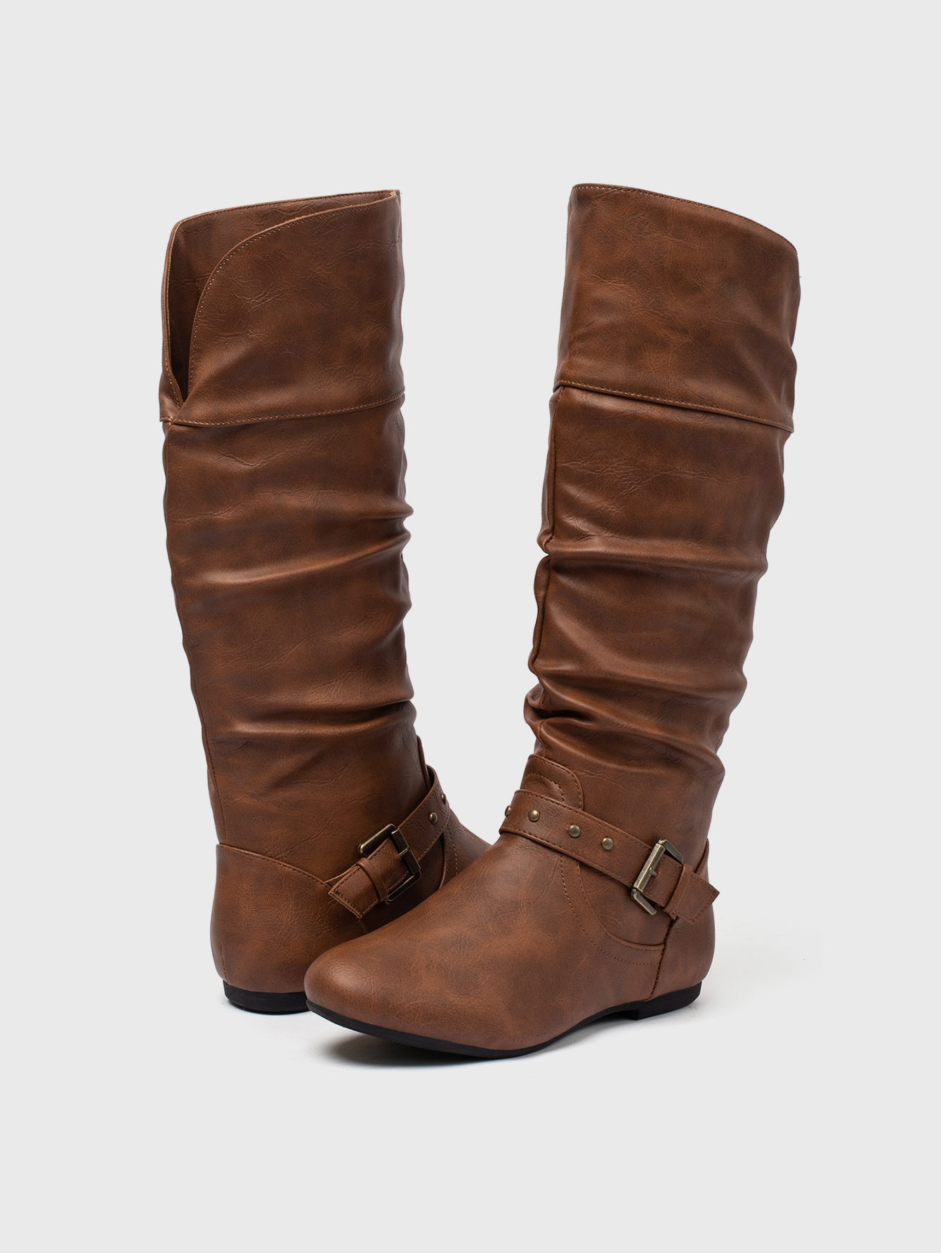 In Brown Women Mid-Calf Boots