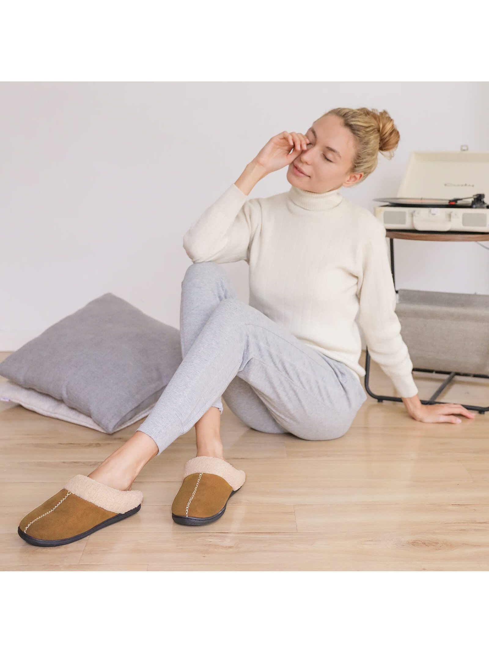 In Yellow Women Home Slippers