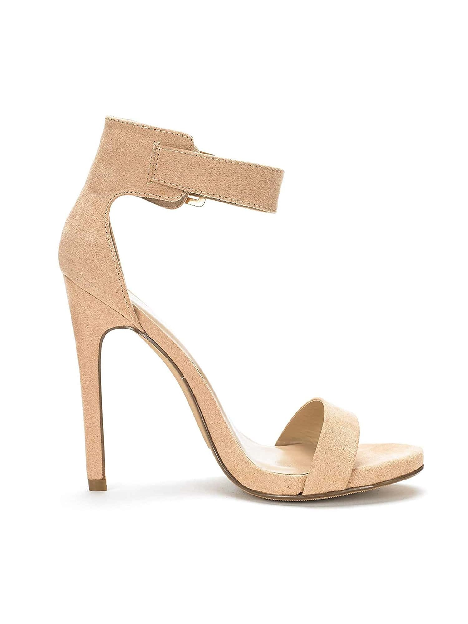 In Khaki Women Heeled Sandals