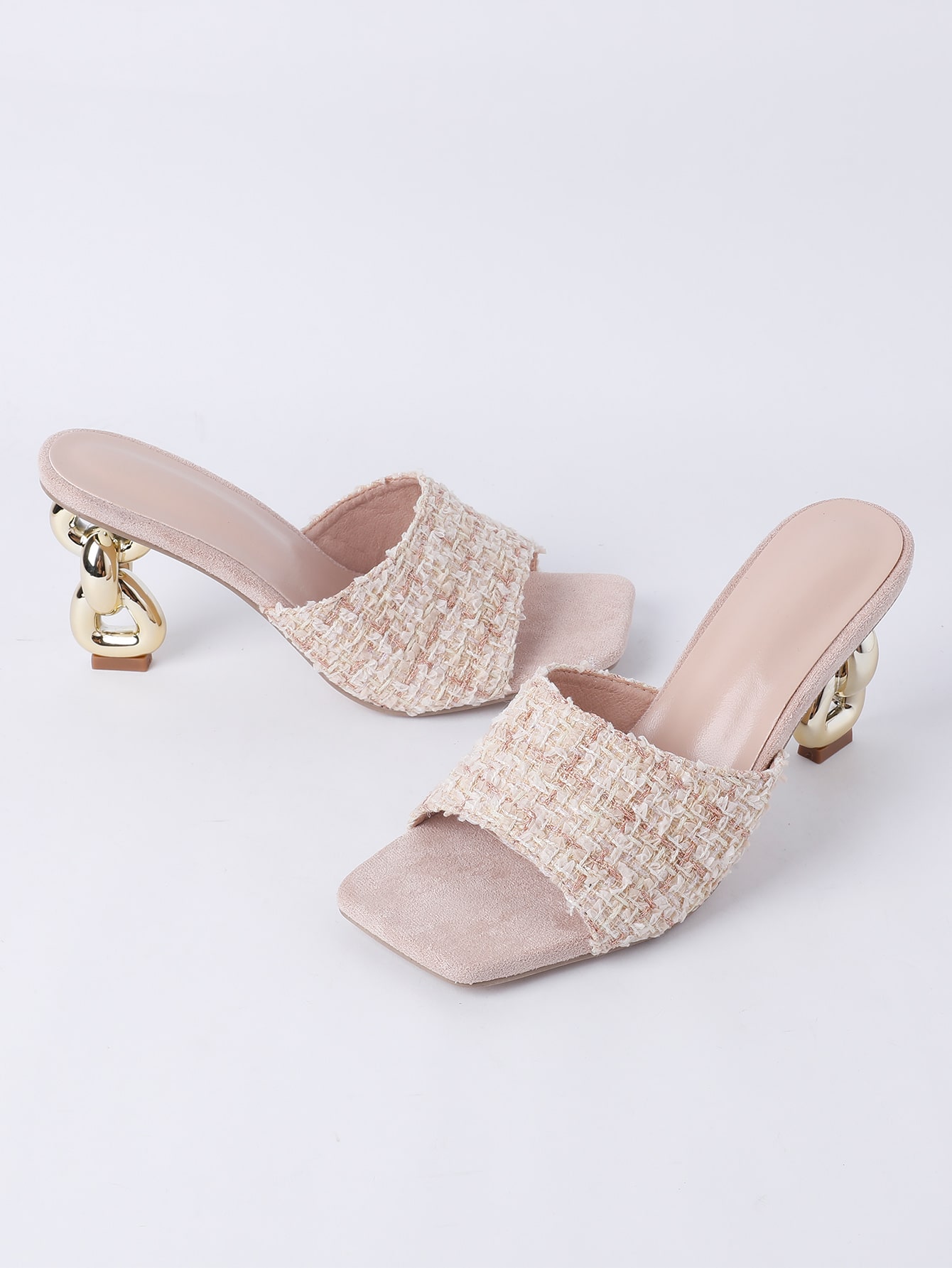 In Apricot Women Heeled Sandals