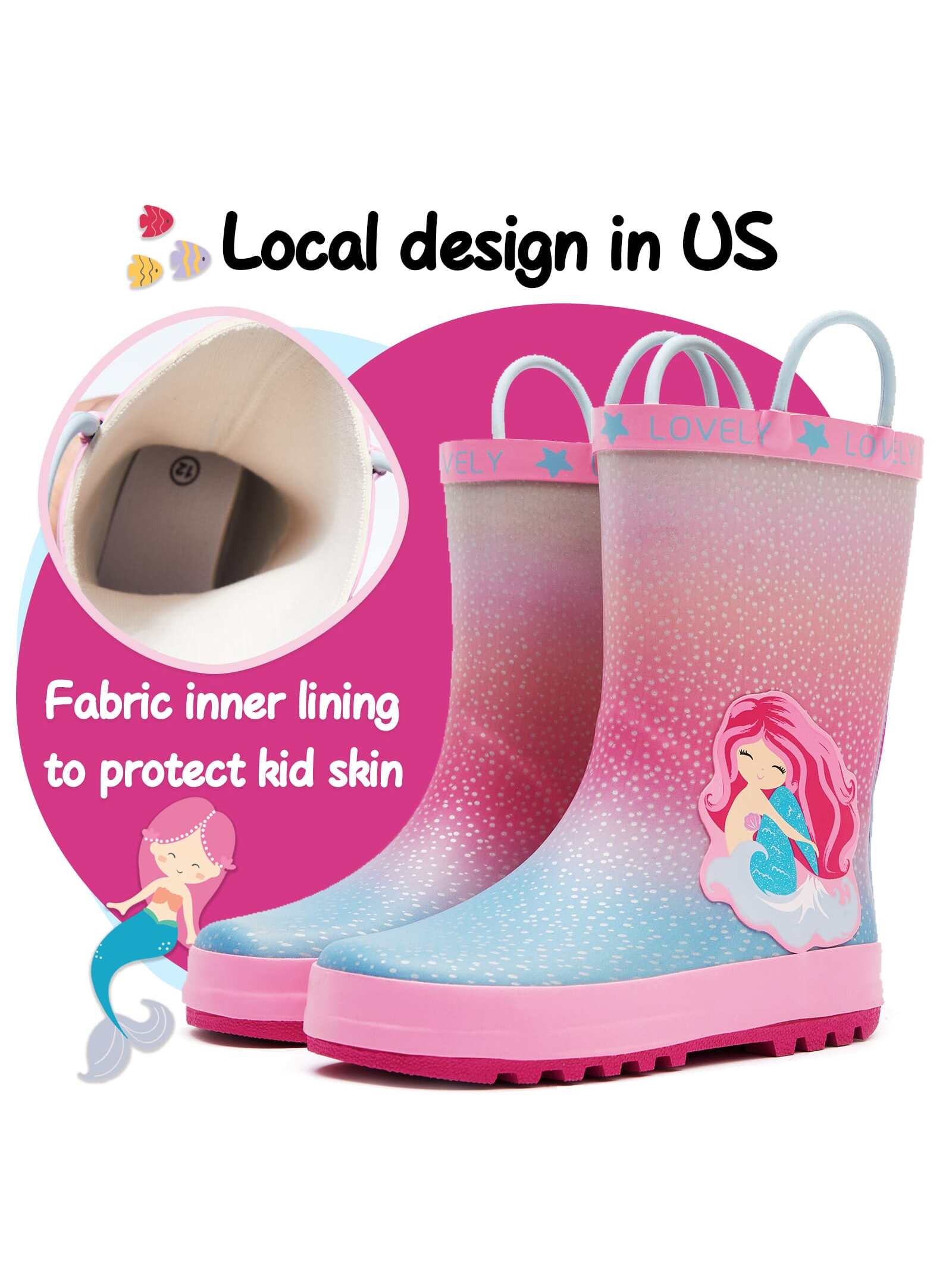 Kid's Rain Boots