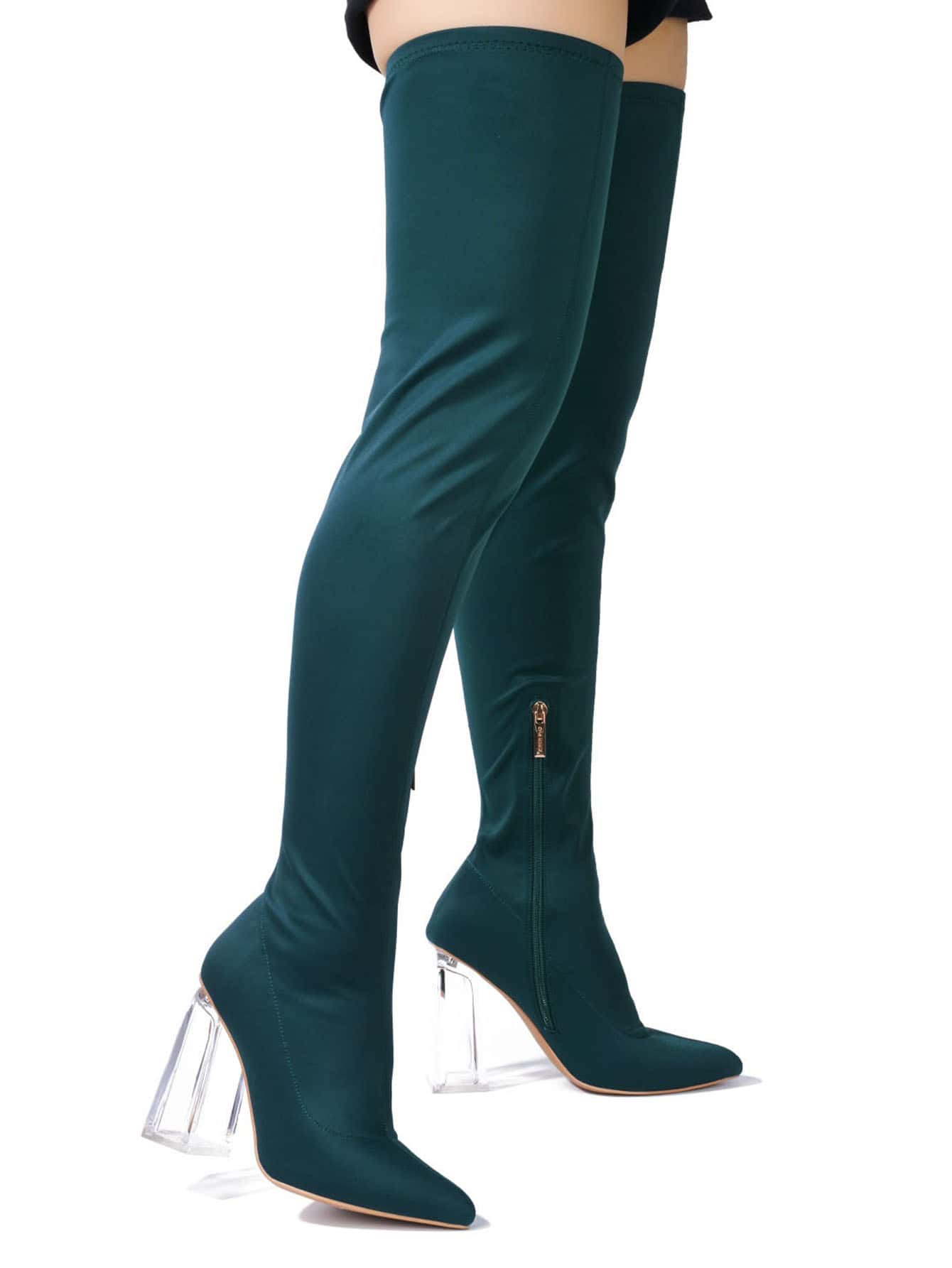 In Green Women Fashion Boots